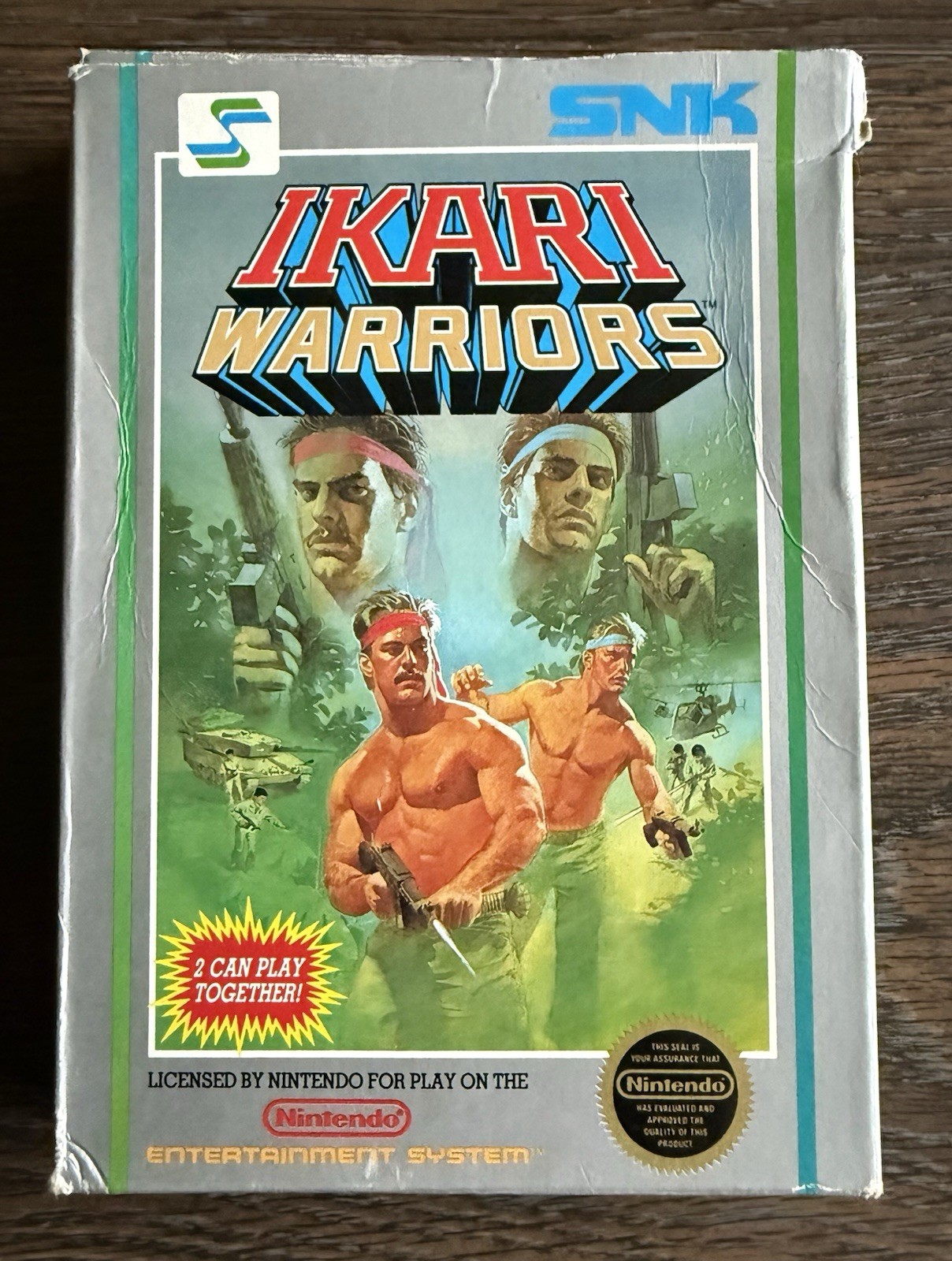 Ikari Warriors Hangtab BOX & FOAM ONLY (Nintendo, NES 1987) Combine Shipping