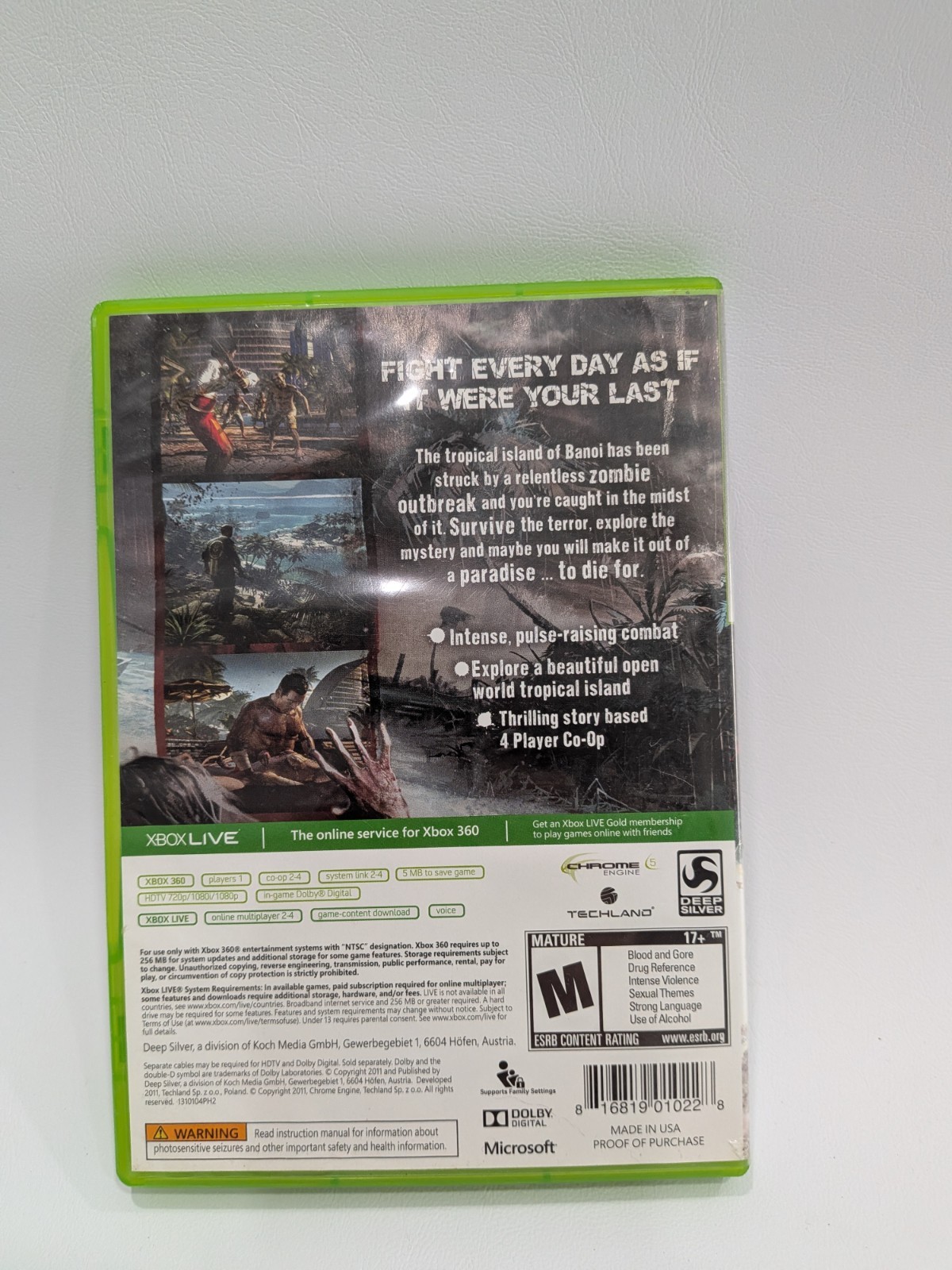 Dead Island Riptide Xbox 360