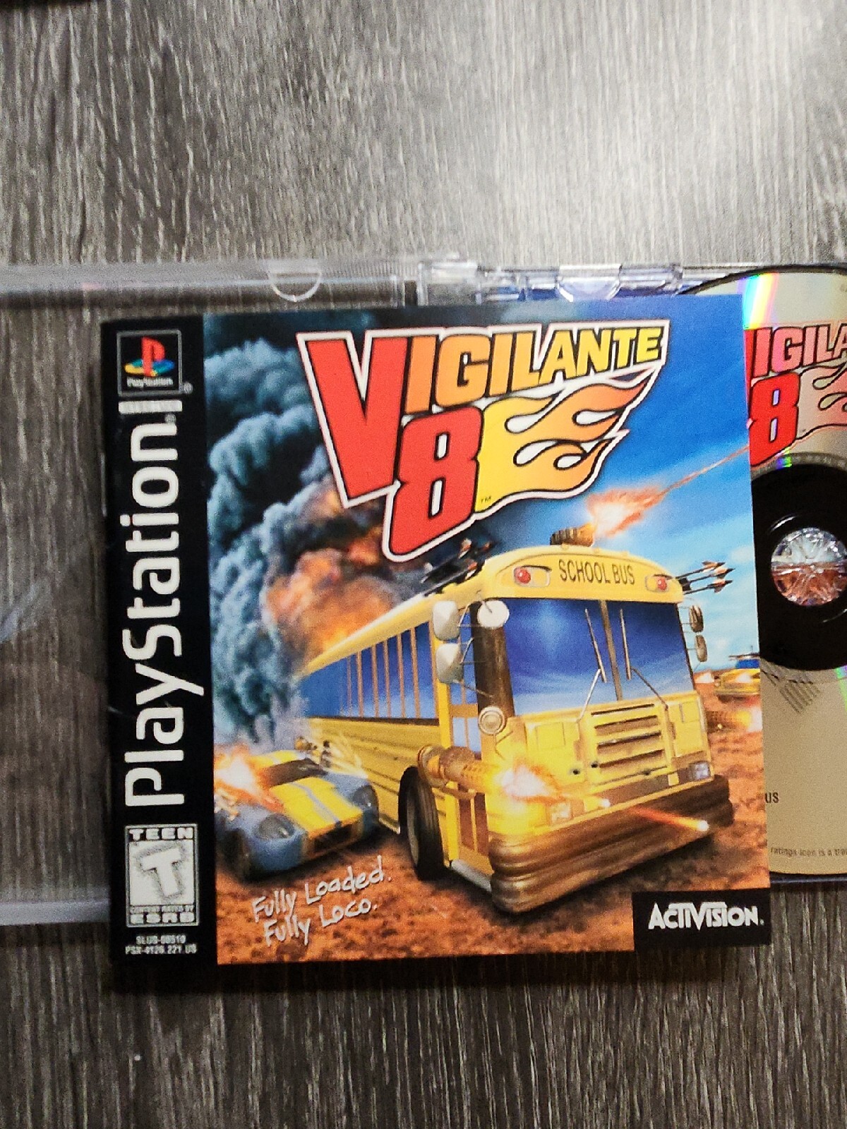 Vigilante 8 (Sony PlayStation 1, 1998) CIB TESTED with registration