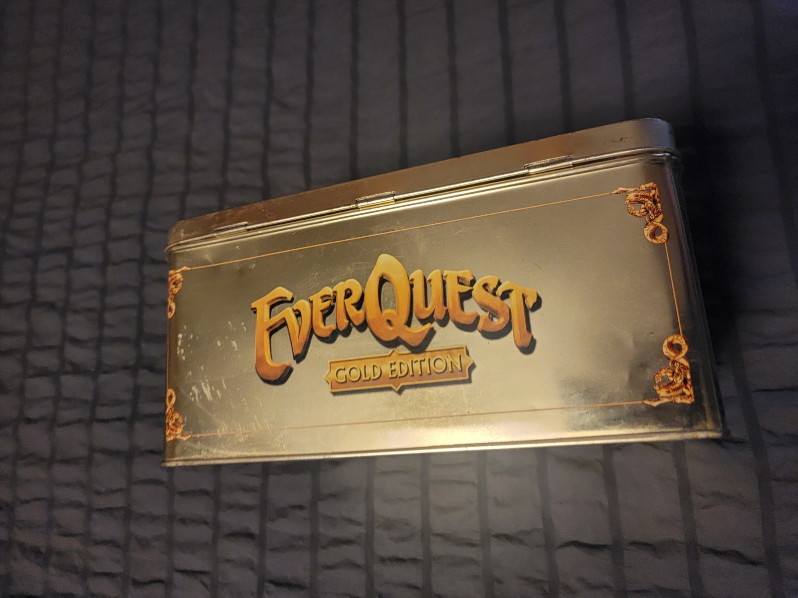 EverQuest PC Game Gold Edition 2002 Collector’s Tin Complete With Maps Etc
