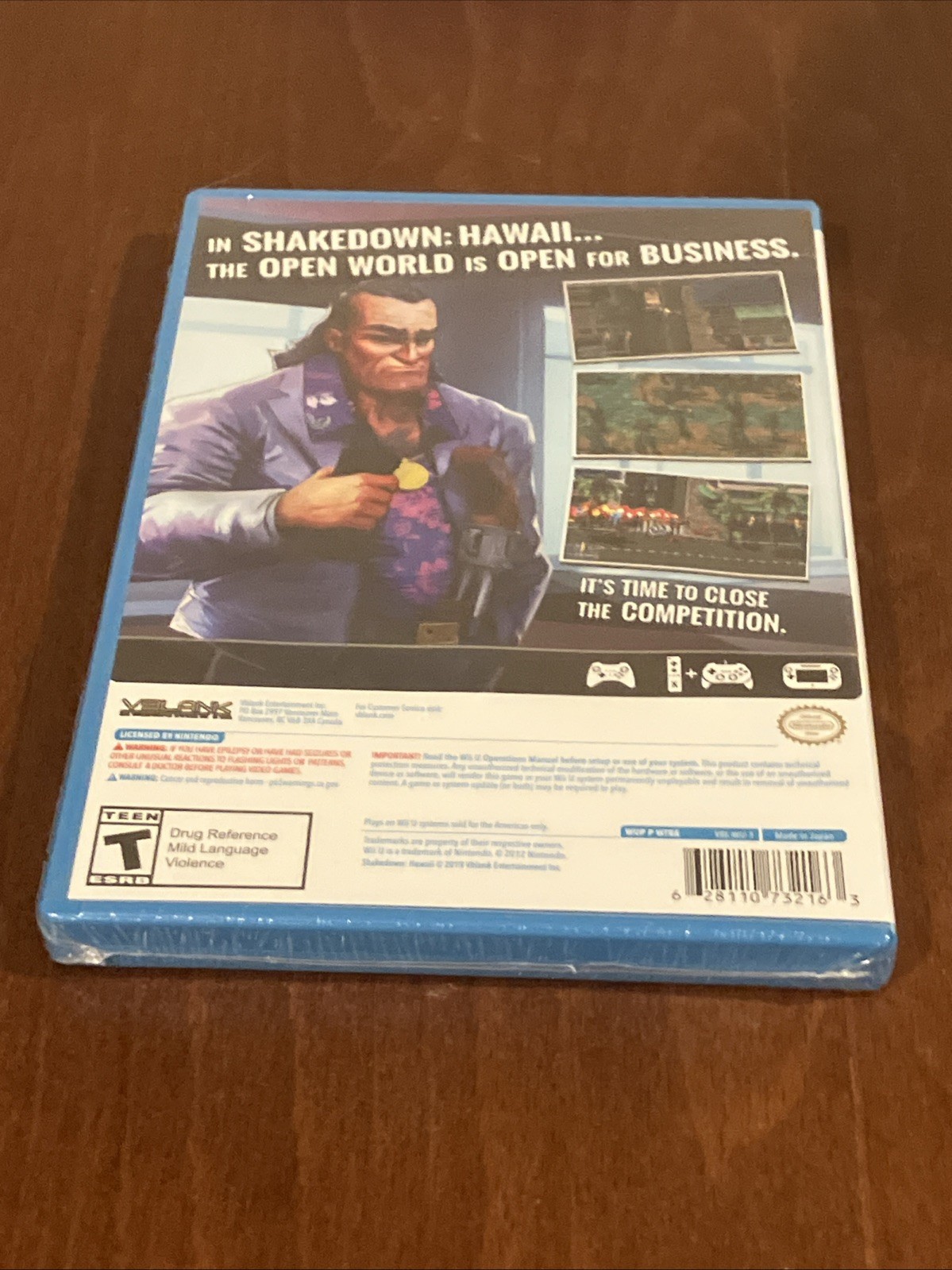 Shakedown Hawaii (Nintendo Wii U, 2020) Factory Sealed New