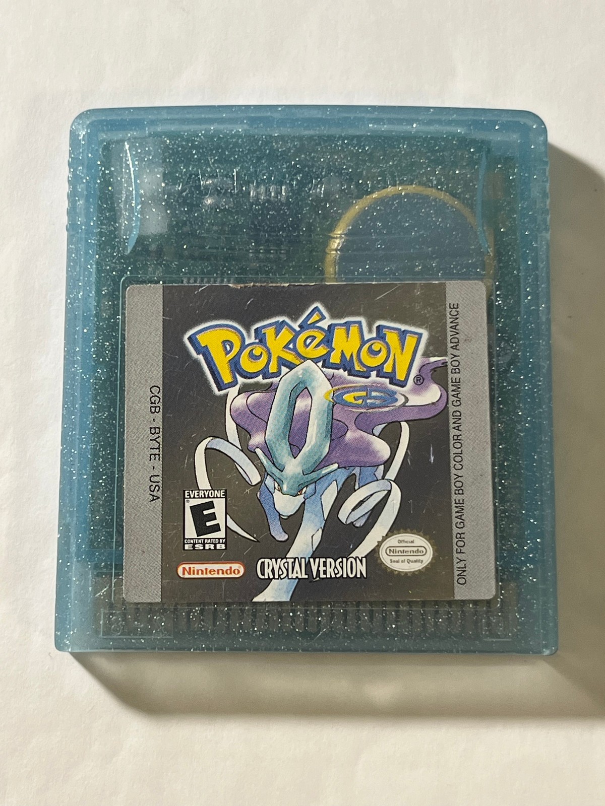 Pokemon Crystal Version (Game Boy Color) GBC Authentic Cartridge New Battery USA