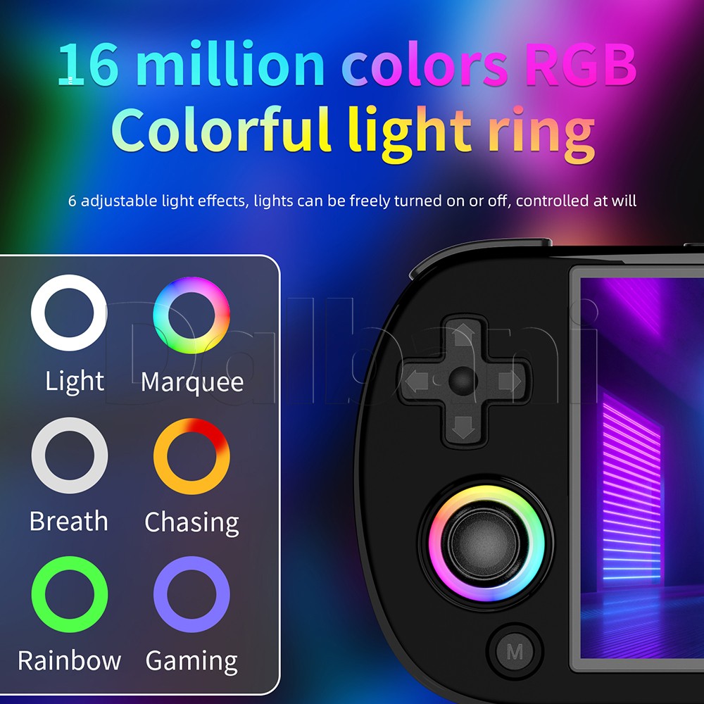 RG40XX H official Black Anbernic Handheld Game Console 4.0 IPS Screen 64G-