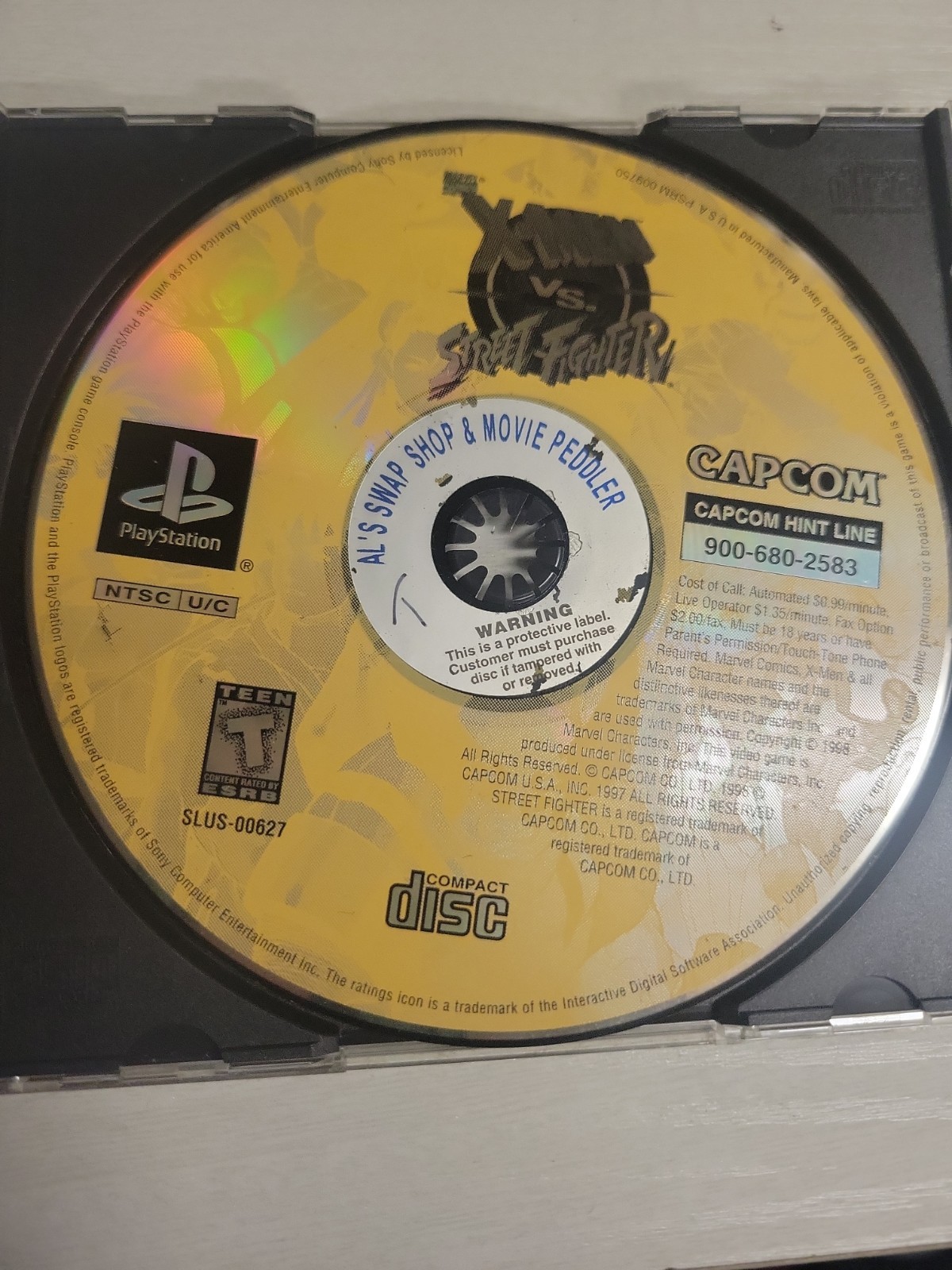 X-Men Vs. Street Fighter (Sony Playstation 1, Used