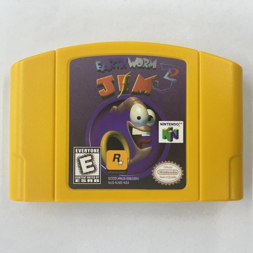Earthworm Jim 3D – Nintendo 64 (N64) Factory sealed Rare find Limited release
