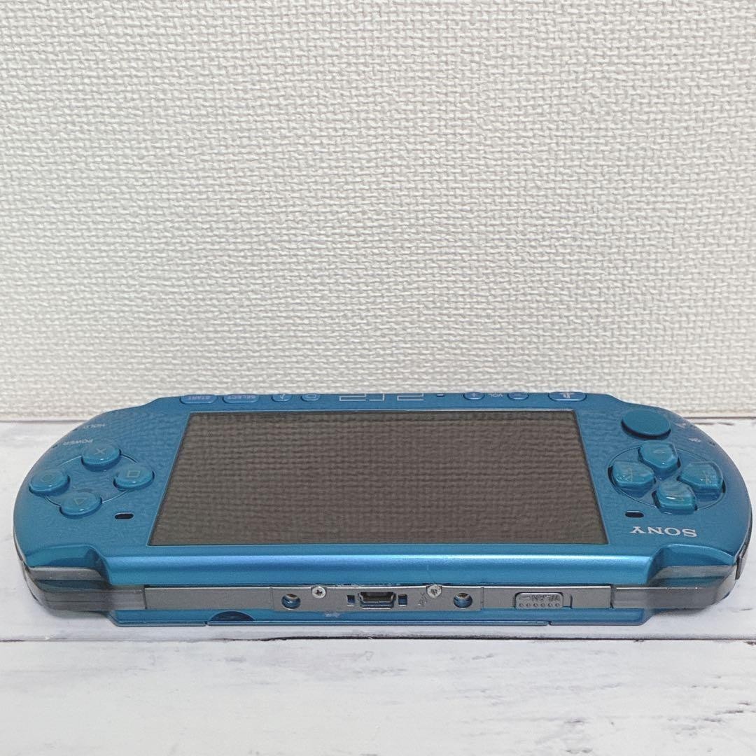 Sony PSP-3000 Vibrant Blue Console w/ Charger Boxed