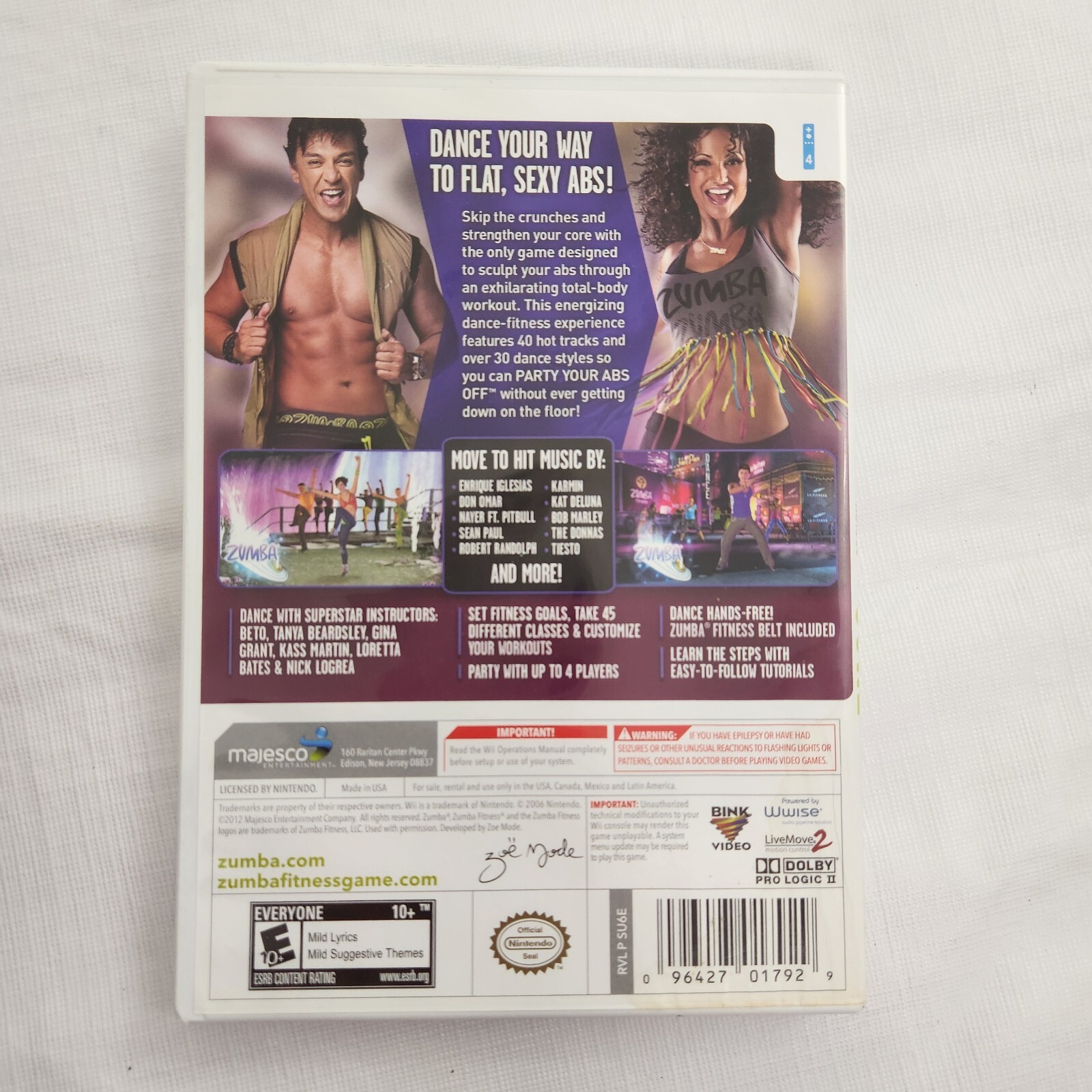 Zumba Fitness Core (Nintendo Wii, 2012)