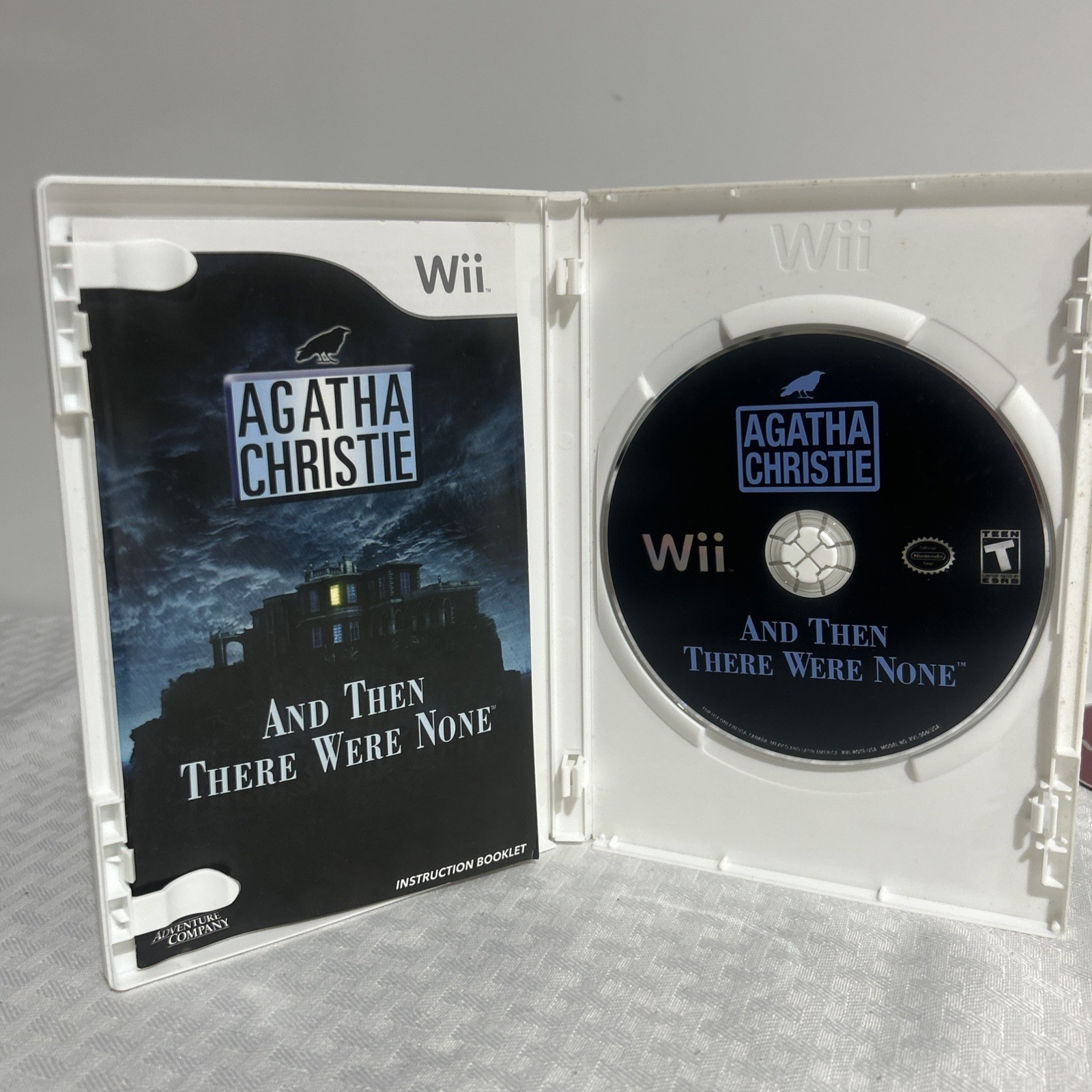 WII Agatha Christie: And Then There Were None & Evil Under The Sun(DISC ONLY)