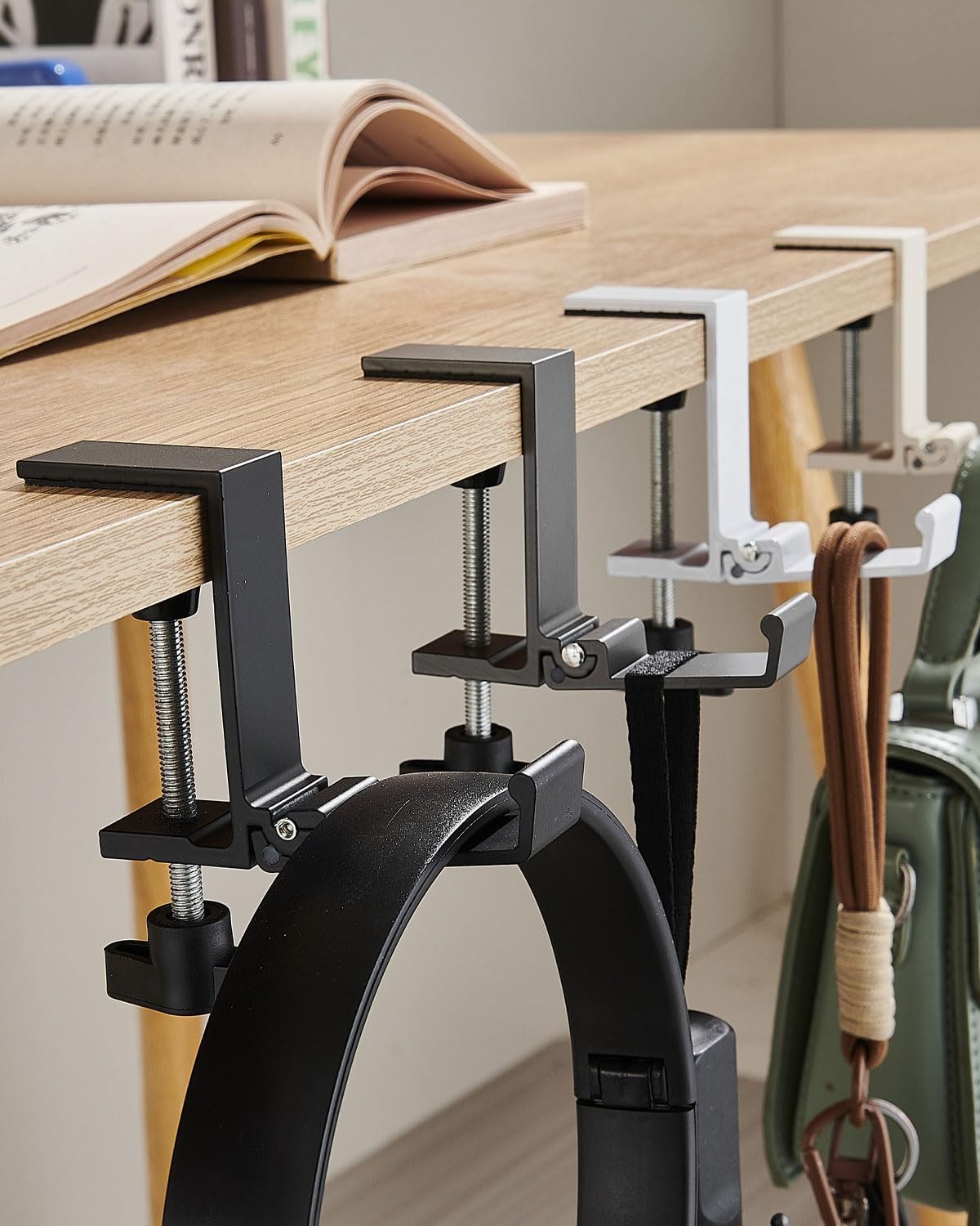 Headphone Stand for Desk, Aluminum Alloy Foldable Headphone Holder Headset S…