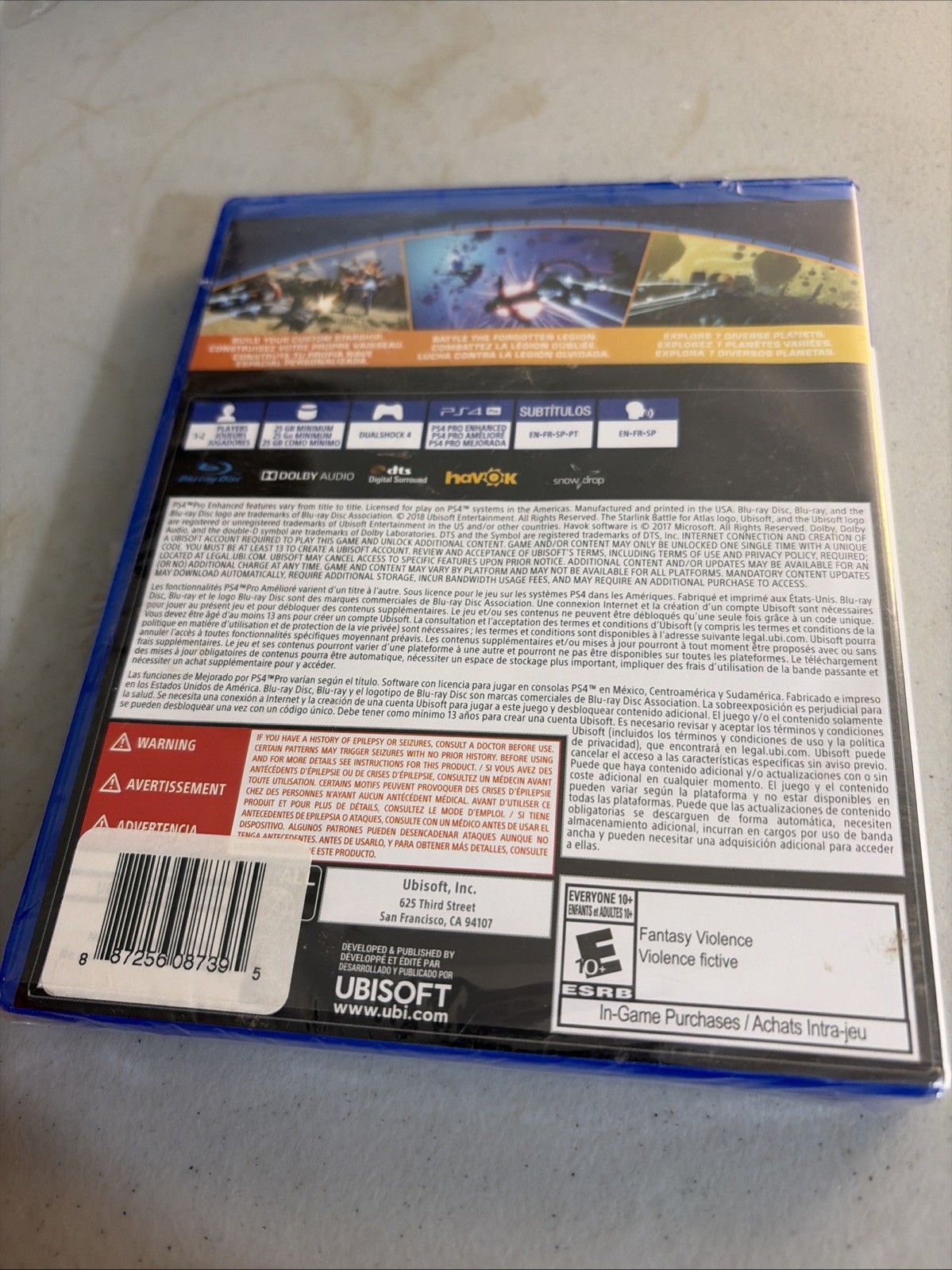 Starlink: Battle for Atlas PS4 Video Game New Sealed