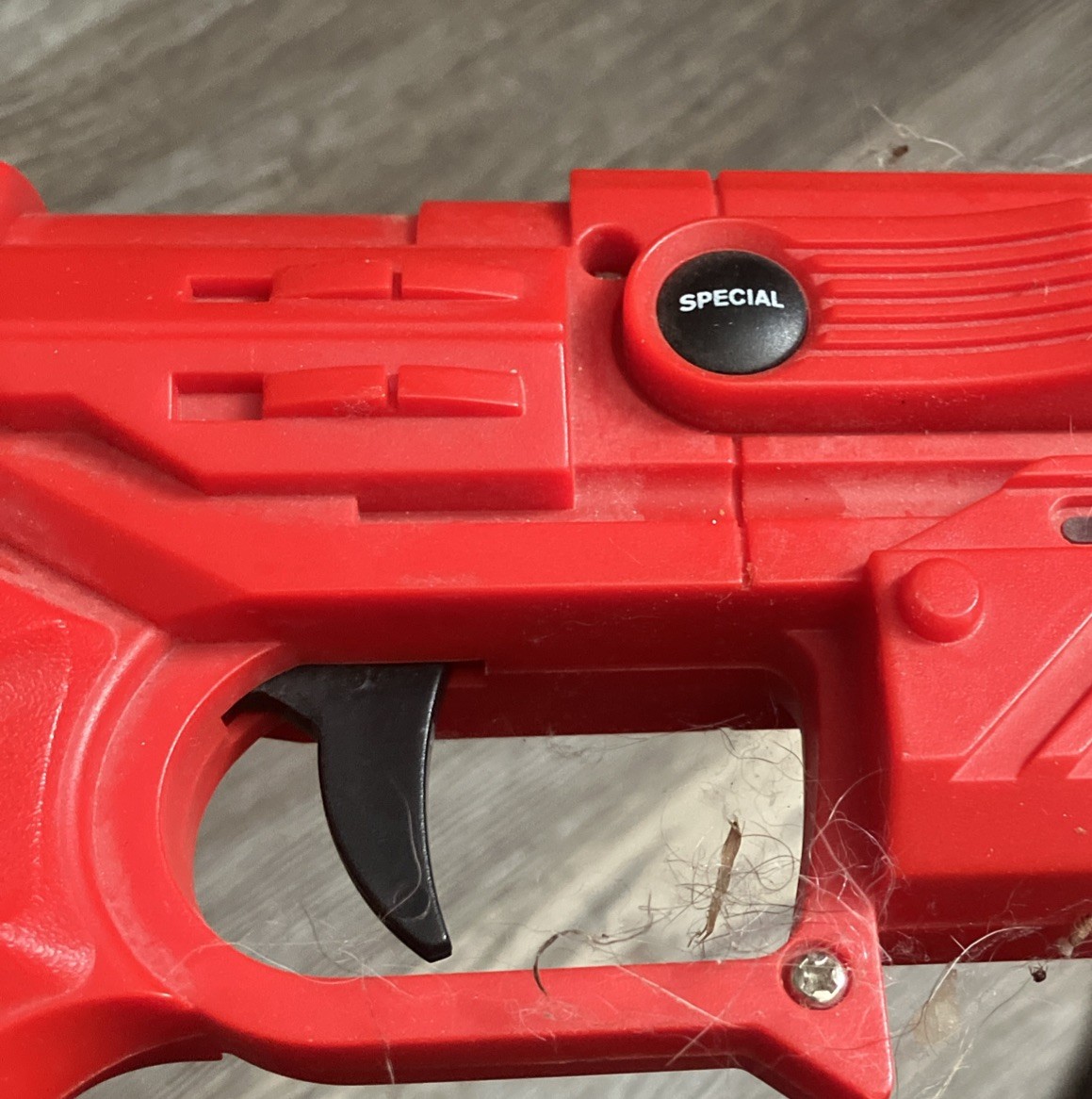 Nuby Virtual Gun Light Gun Controller NB-278 Wired Red Console Accessory Plastic