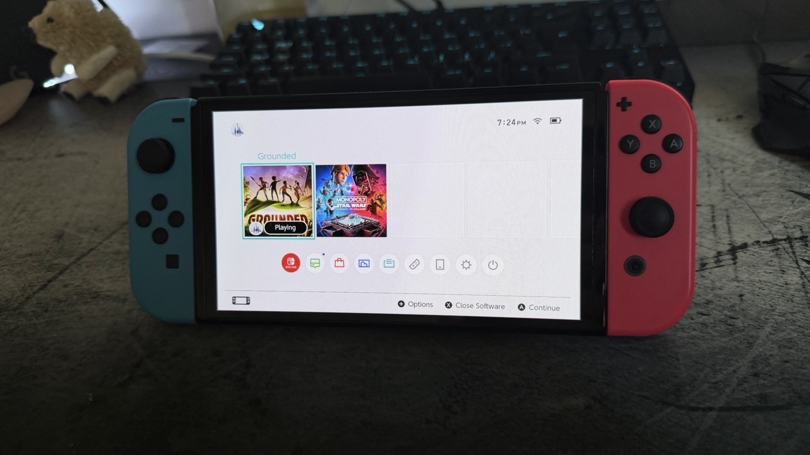Nintendo Switch OLED 64GB Red Blue