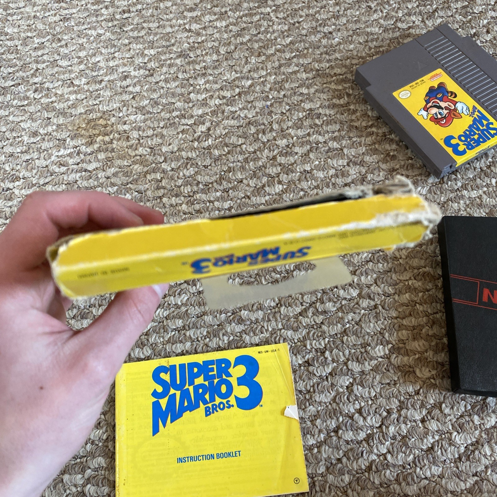 Super Mario Bros 3 (NES) Works Great Complete Cib In Box