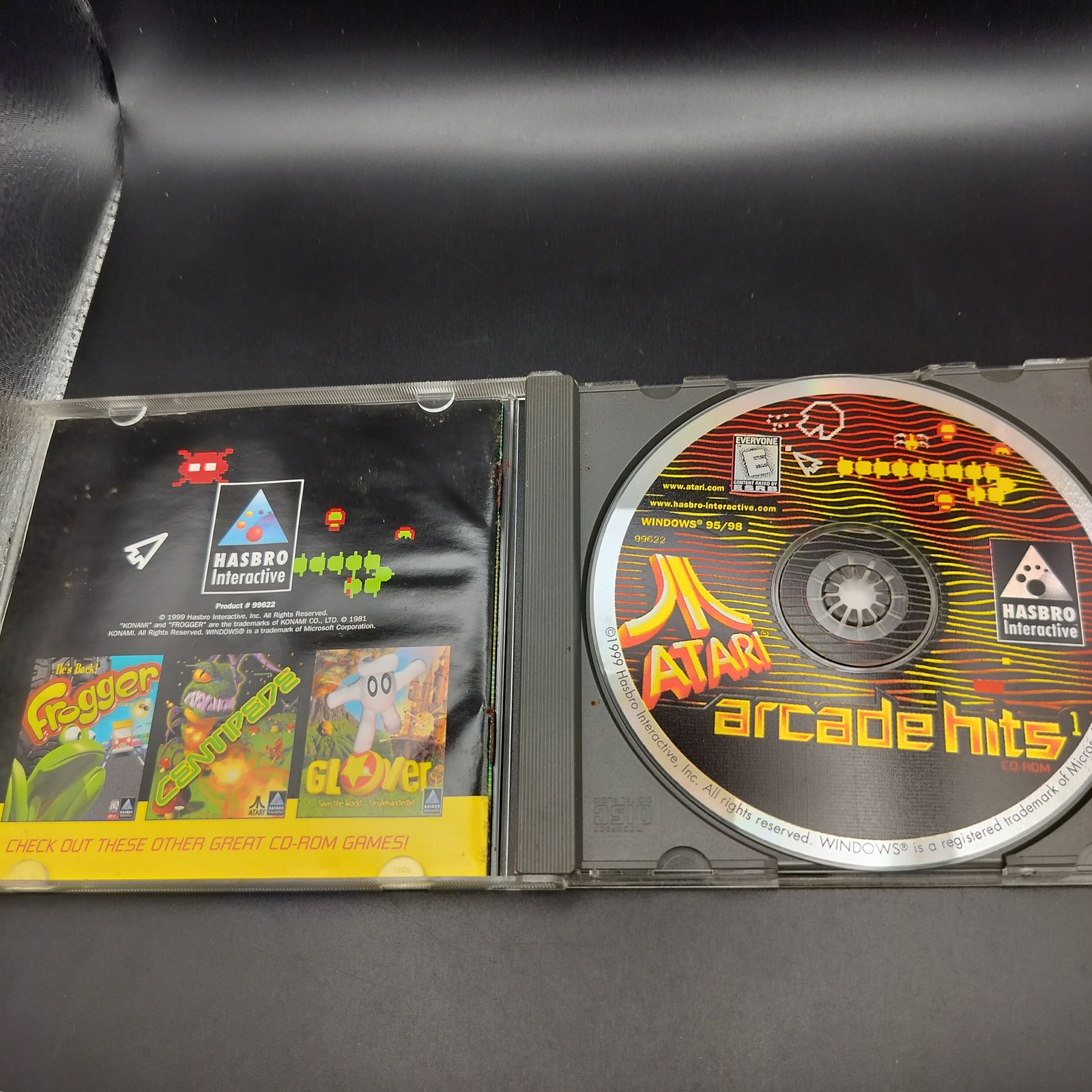 Atari Arcade Hits Volume 1 PC CD-ROM Windows 95/98 Classic Collection Hasbro