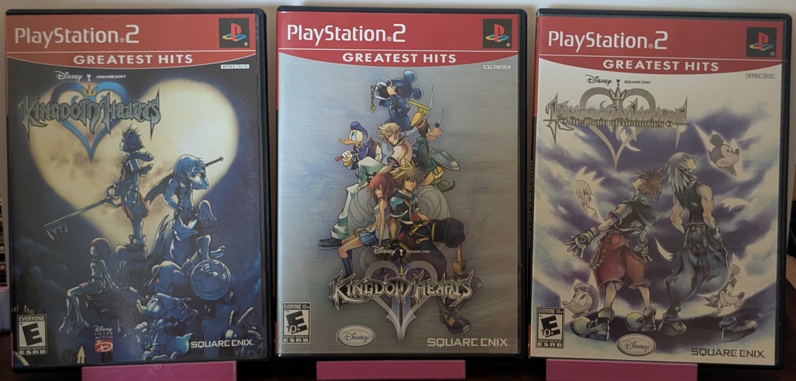 PS2 Kindom Hearts collecion with Collectibles