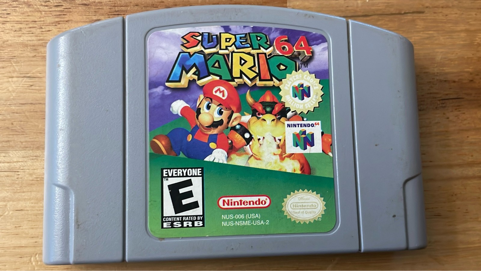 Super Mario 64 Nintendo 64 N64 Game Cartridge NUS-006 USA authentic tested