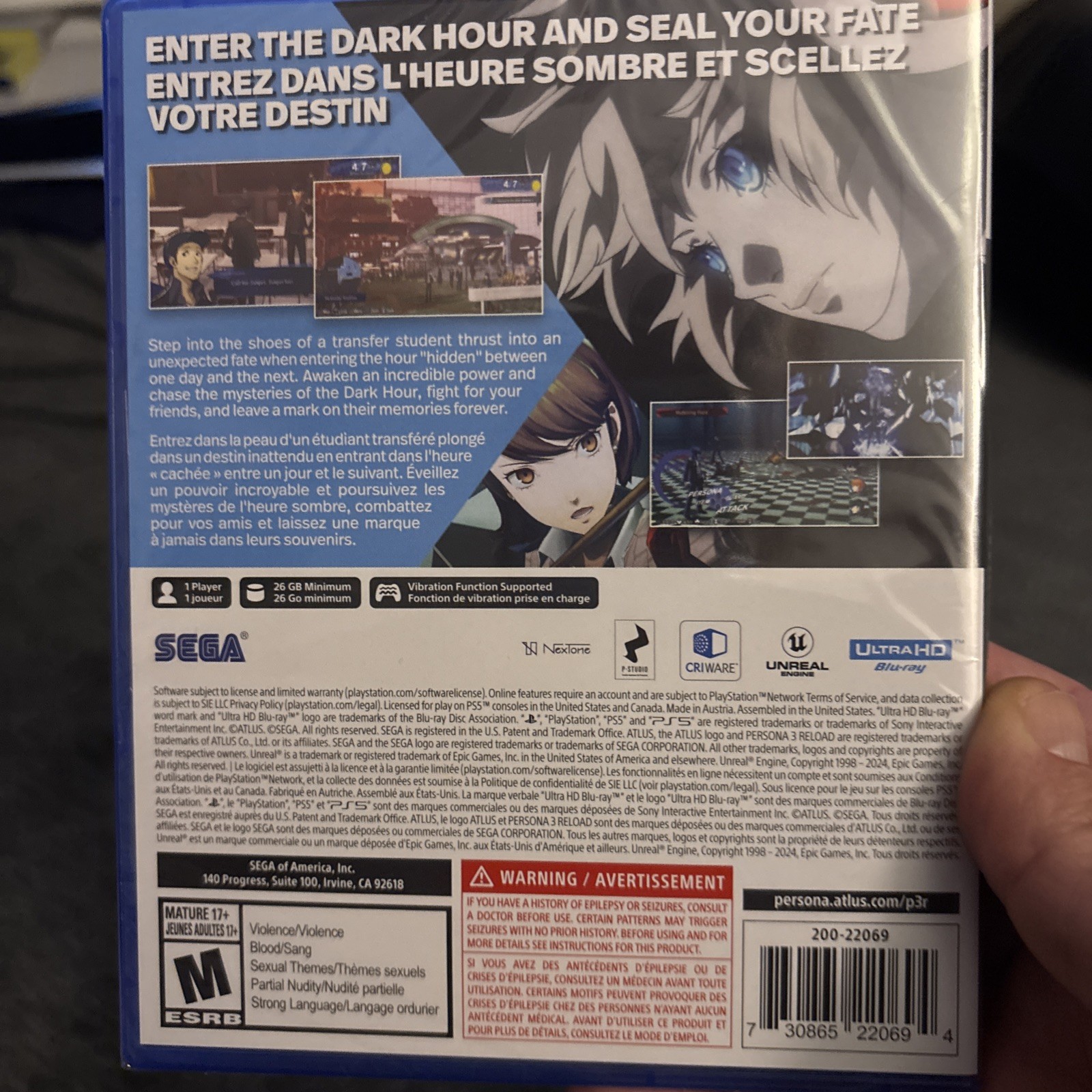 Persona 3 Reload – Sony PlayStation 5