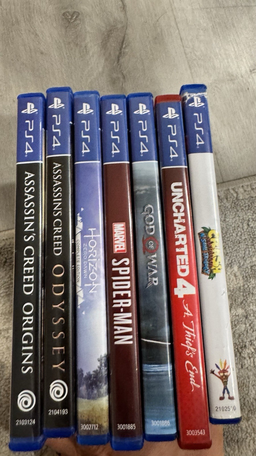 PS4 Game Discs Assorted Selection Lot of 7 PlayStation 4 Video Games