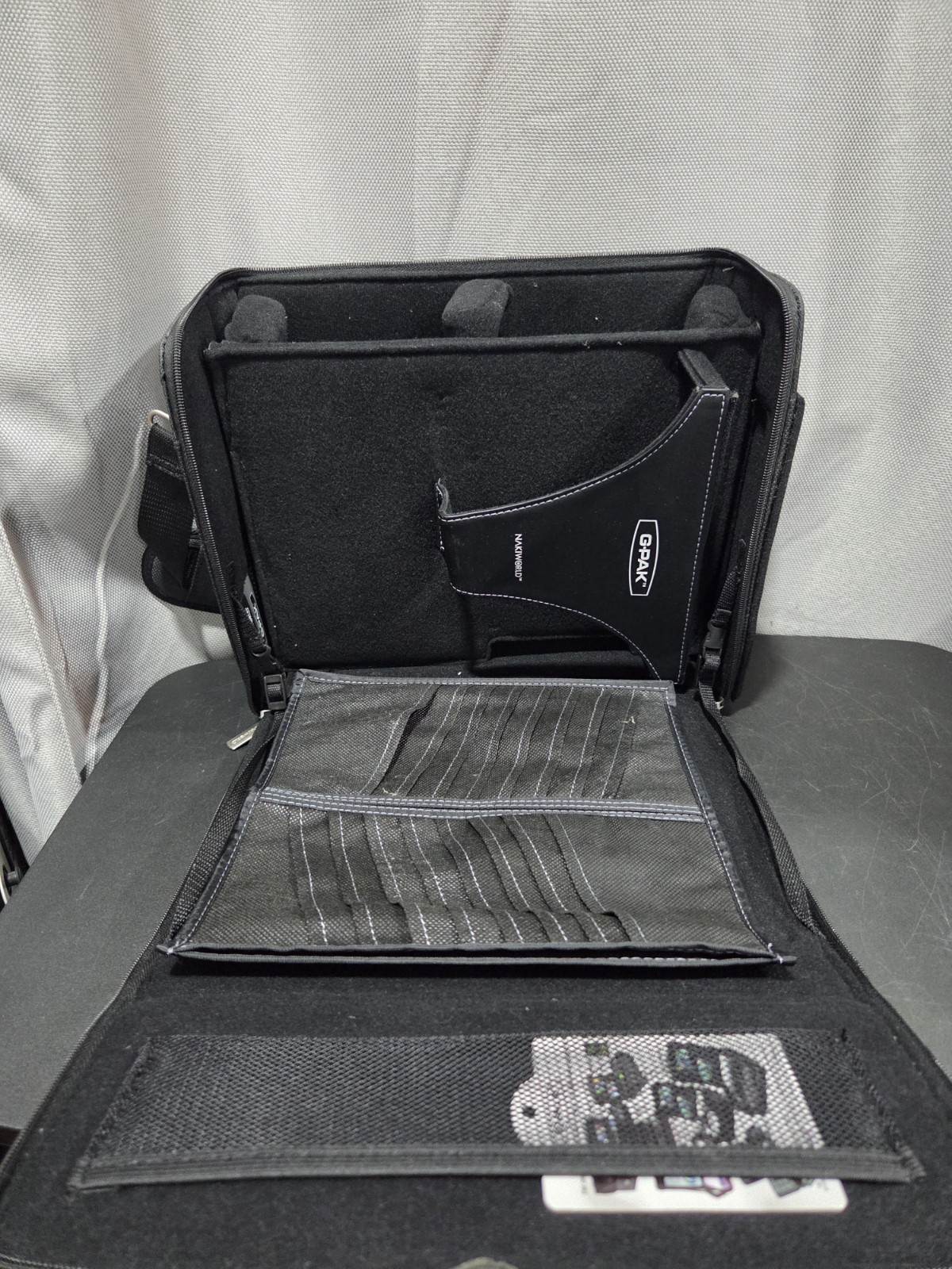 G-Pak Padded Travel Bag Nintendo Wii /Wii U NakiWorld Black Carry Case w/Strap