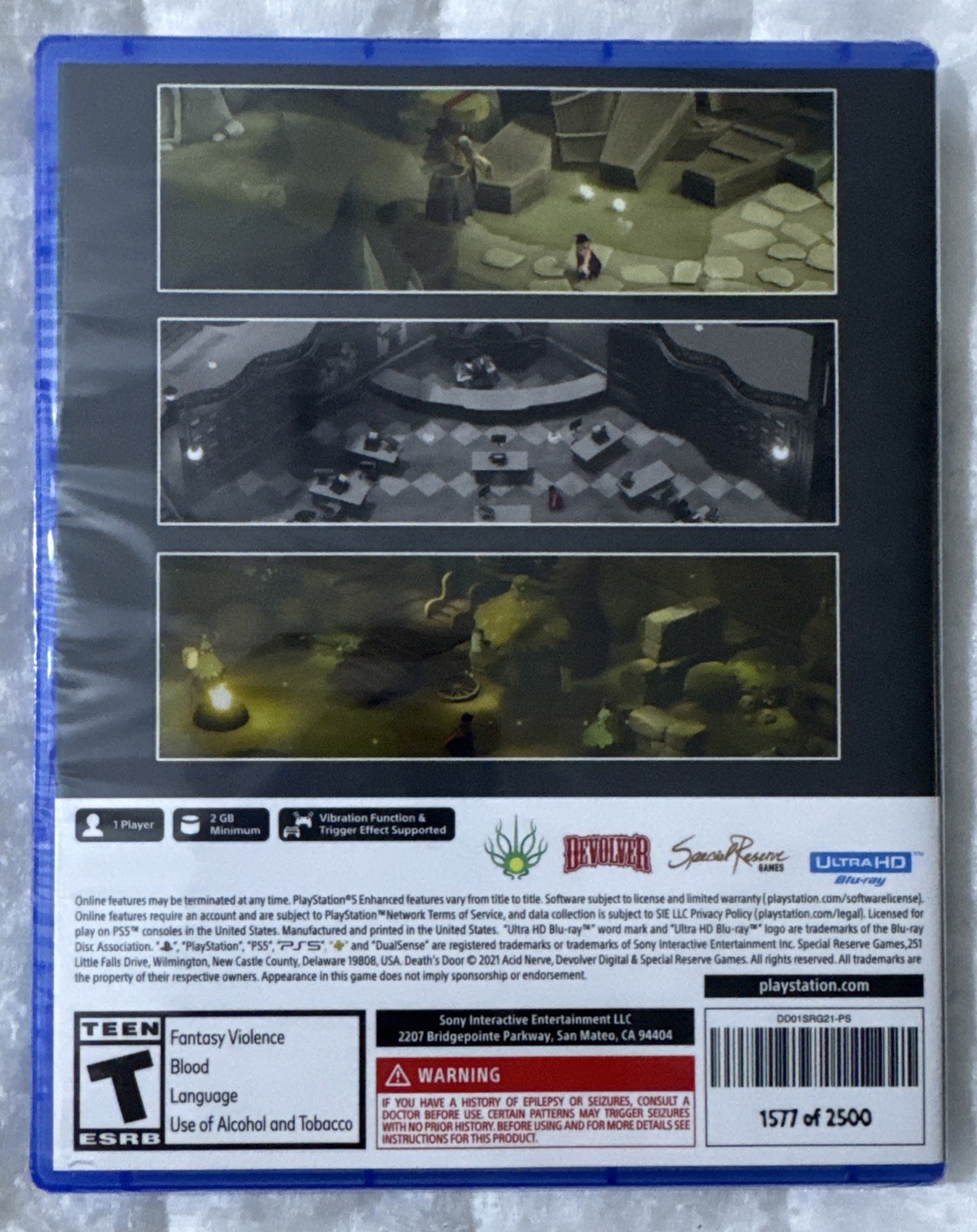 Death’s Door PS5 Unnumbered Copy Limited Run Special Reserve Games New Sealed