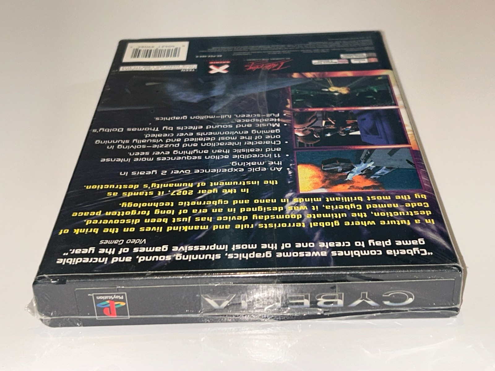 Cyberia (Sony PlayStation 1, 1996) PS1 Longbox Brand New, Factory Sealed