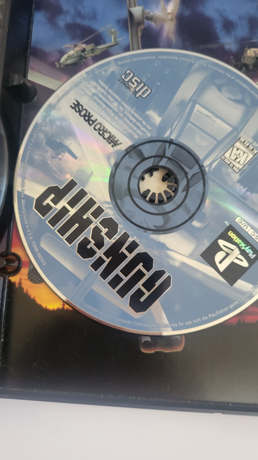 Gunship (Sony PlayStation 1 PS1) Long Box – Complete – Authentic – Clean