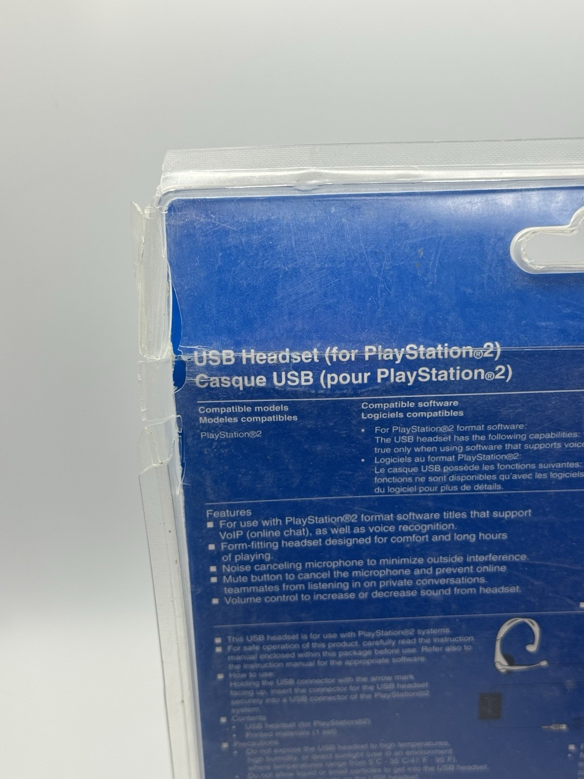 Logitech USB Headset for PlayStation 2 (PS2) with Microphone ~ Sealed New
