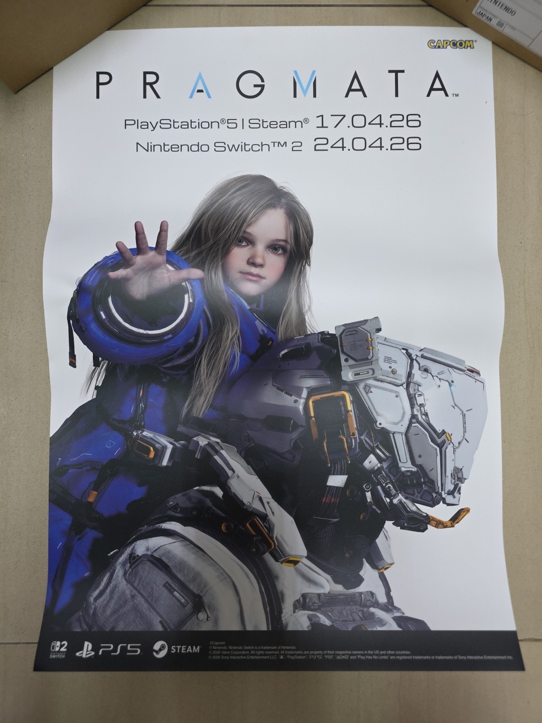 Pragmata Poster (H 58cm x L 42cm) (BN/PS5/Switch 2) – Capcom