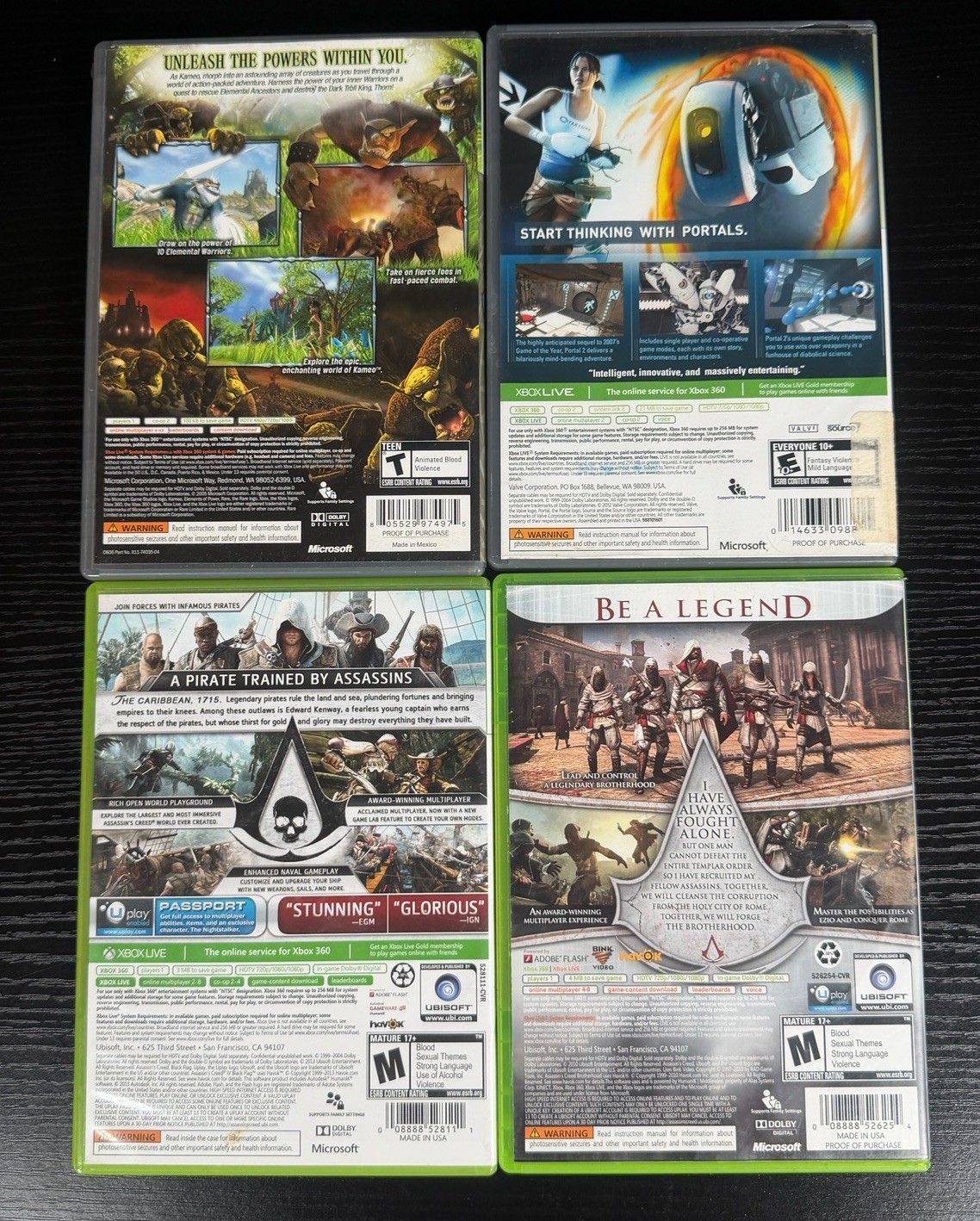 Lot of x20 Xbox 360 Games (FF XIII, Portal 2, GTA IV, Watch Dogs) No Filler