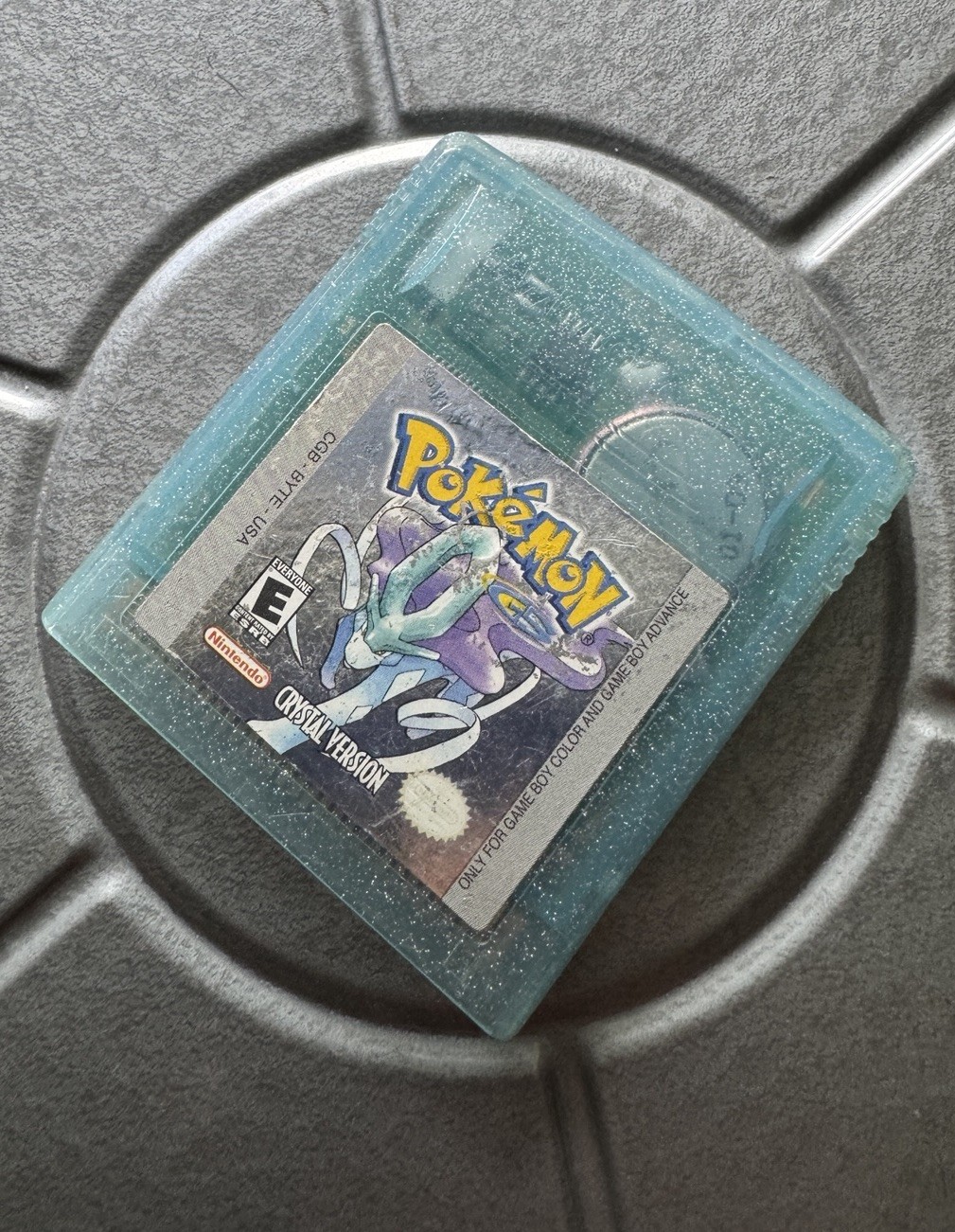 Pokemon Crystal Version Nintendo Gameboy Color Tested AUTHENTIC Cartridge