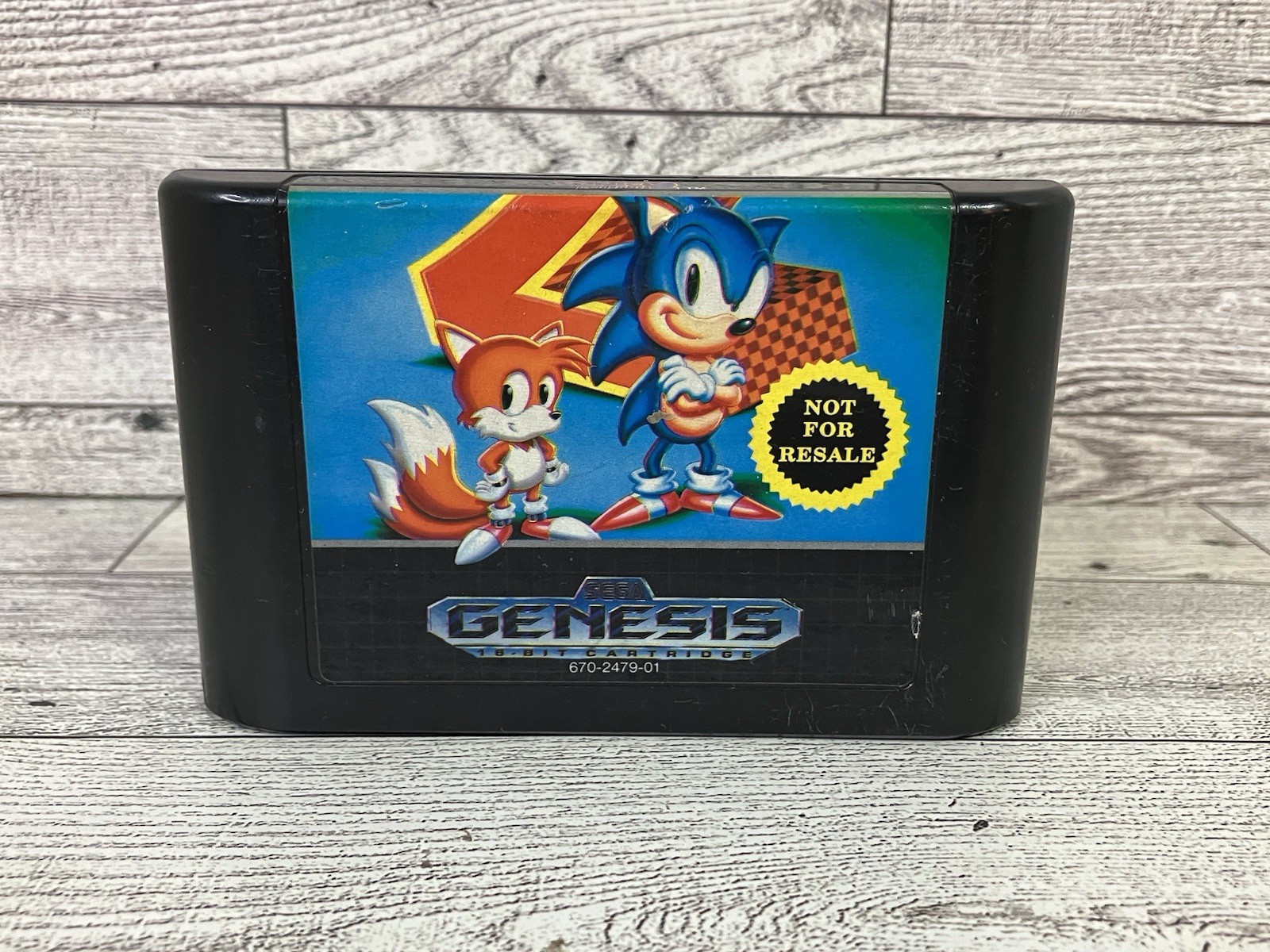 Sonic the Hedgehog 2 (Sega Genesis) – Tested – Not For Resale – Authentic