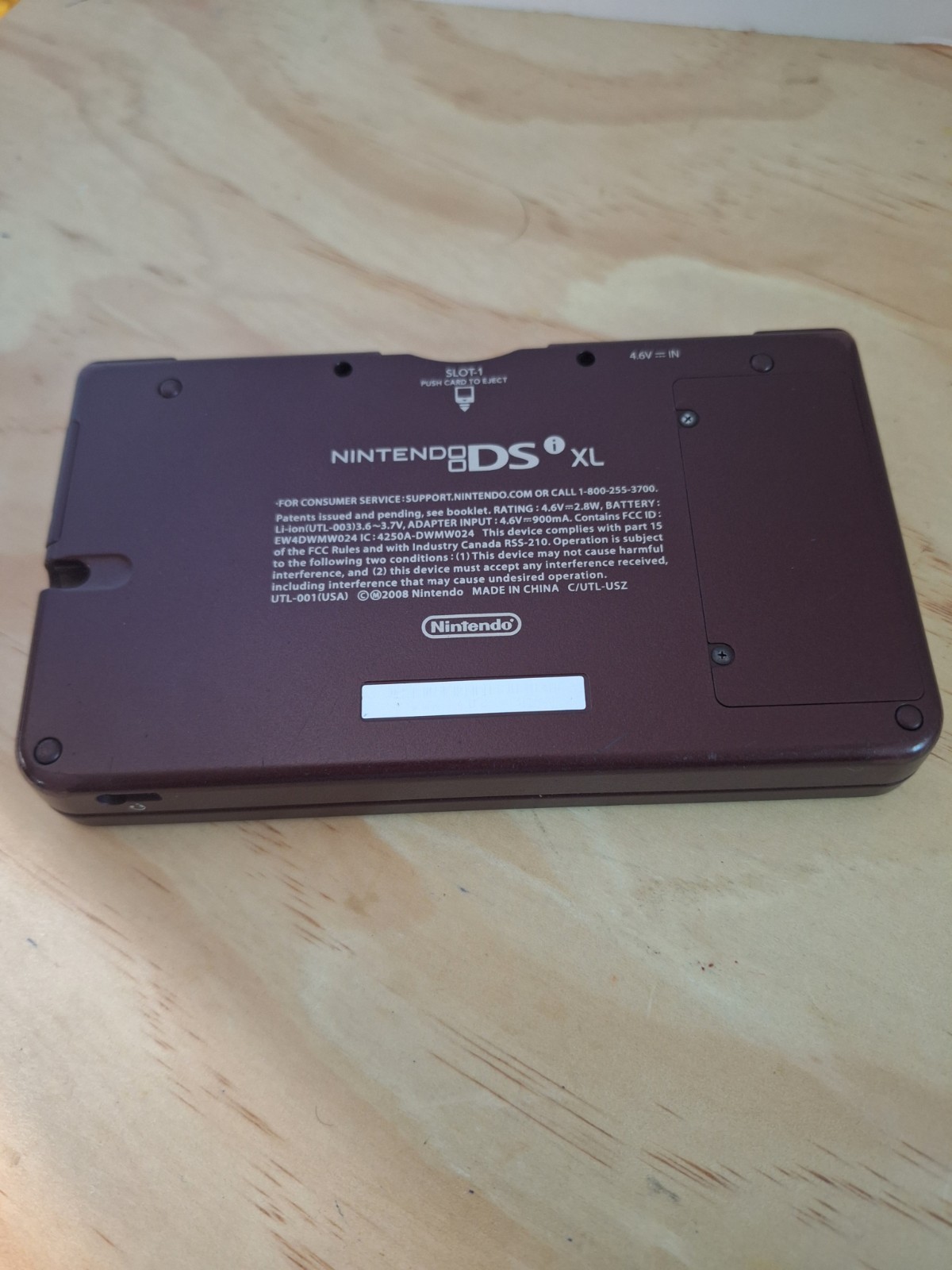Nintendo DSi XL Console Burgundy Maroon Red USA MODEL Tested/Working!