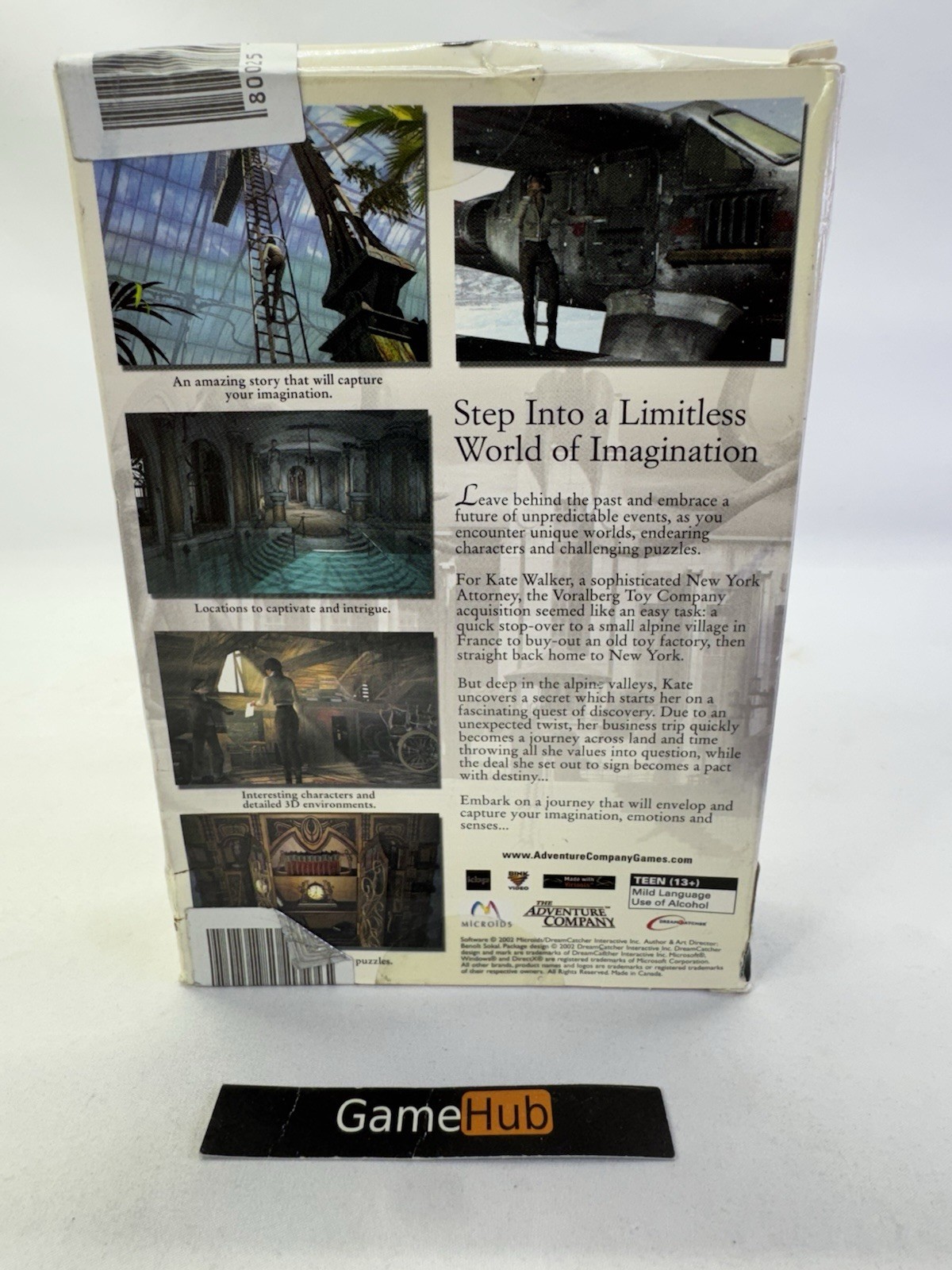 B. Sokal Syberia CD-ROM The Adventure Company Microids PC Game New Sealed
