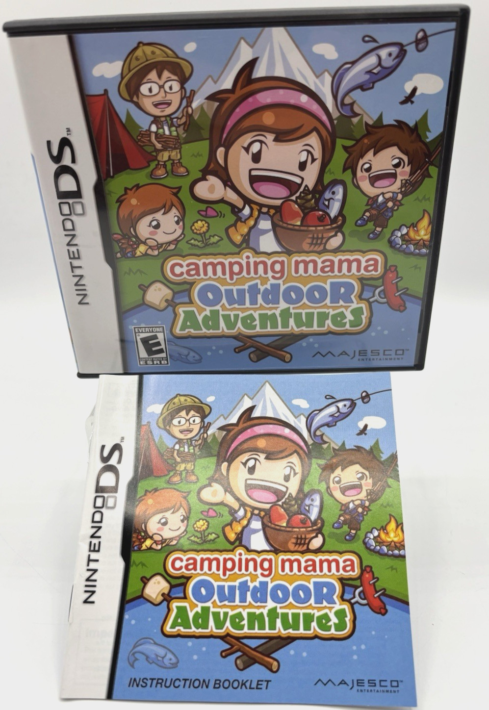 Camping Mama Outdoor Adventures Nintendo DS, Orig. Case & Manual ONLY – NO Game_