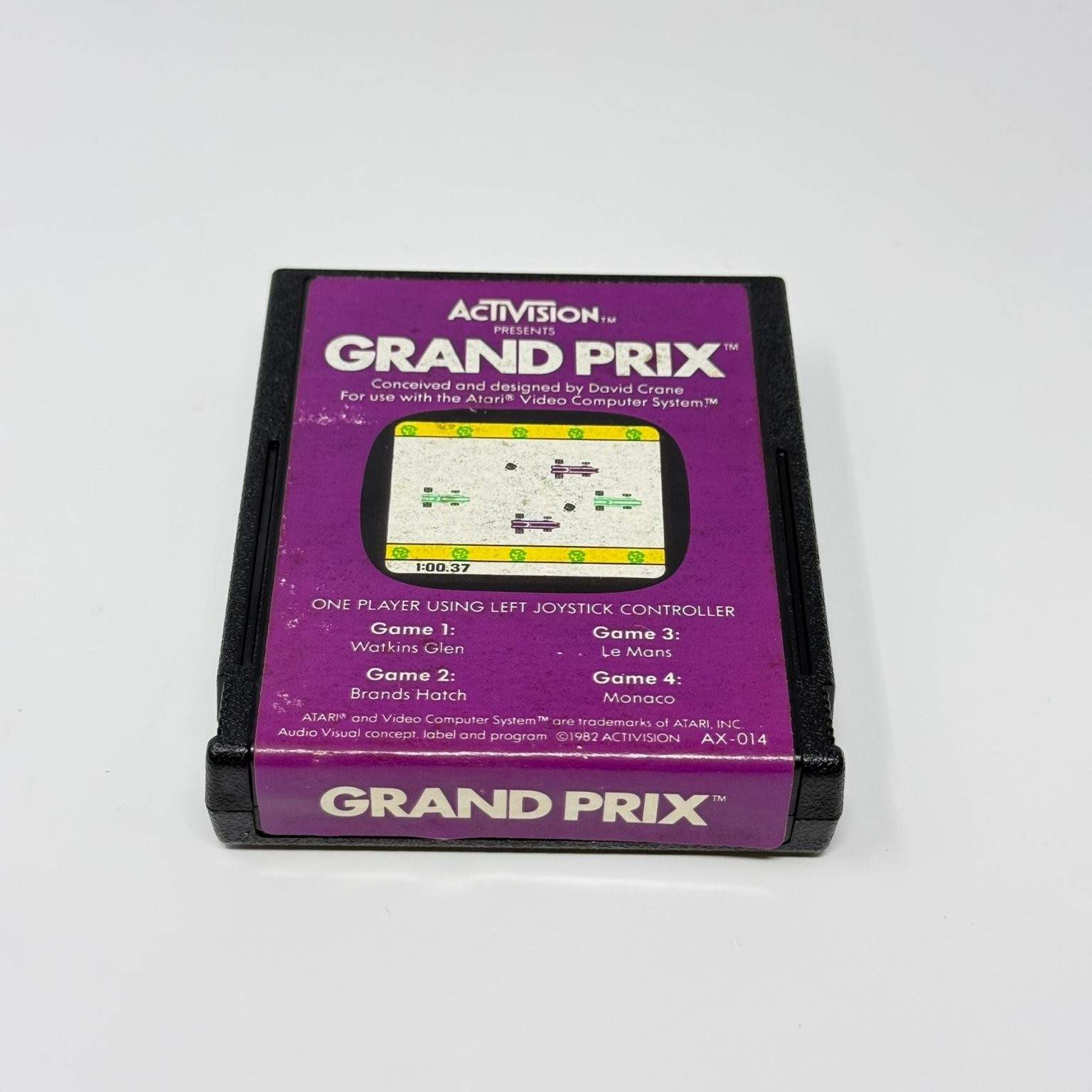 GRAND PRIX Atari 2600 Video Game Racing Classic Retro Activision