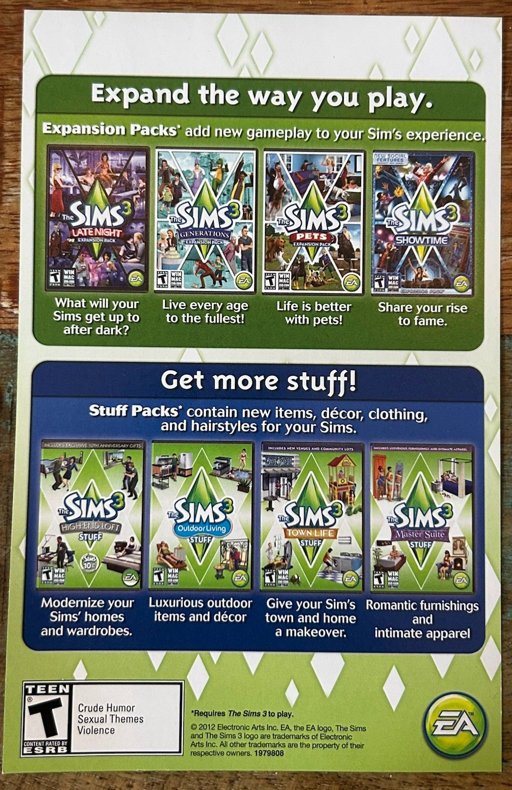 The Sims 3: Katy Perry Sweet Treats (Windows/Mac, 2012) PC Complete