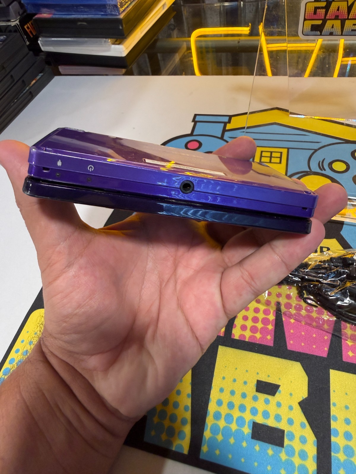 Nintendo 3DS Handheld Console Midnight Purple (Tested & Working)