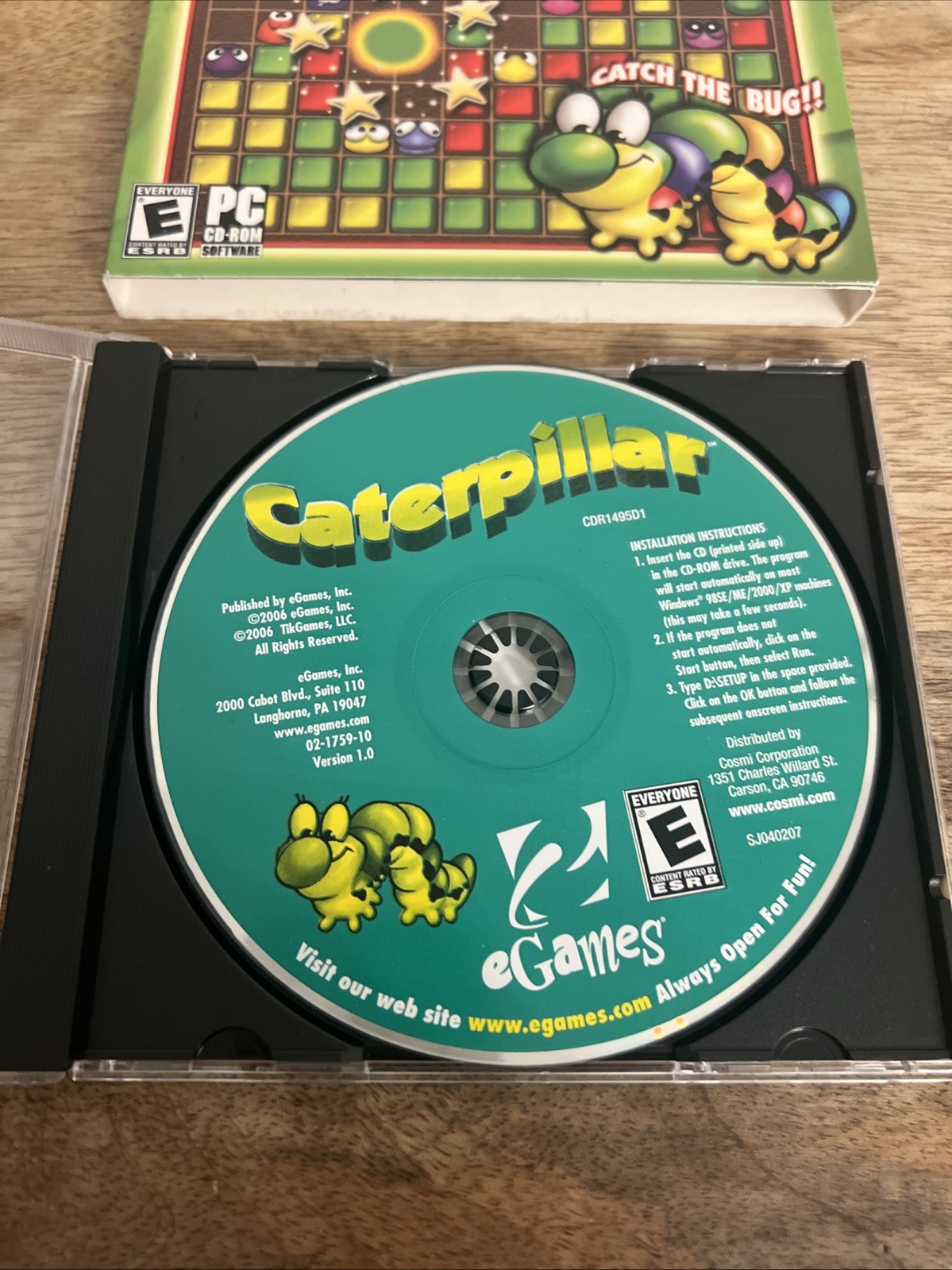 Caterpillar Pc Cd-ROM Video Game E-Everyone