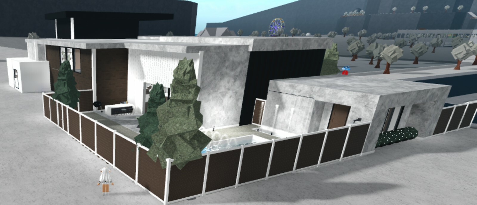 Custom Bloxburg House Interior and Exterior :) (READ DESCRIPTION)
