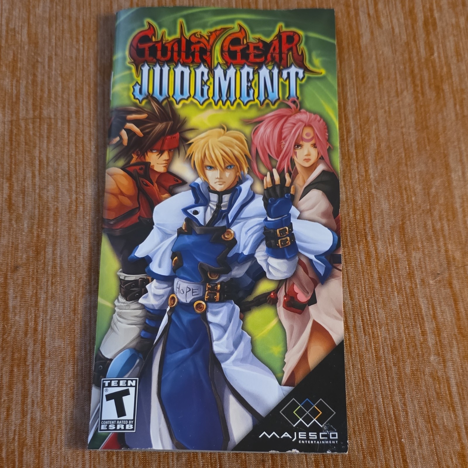 Majesco Guilty Gear: Judgment PSP UMD w/ Manual T NTSC-U/C 2006 Fighting Game