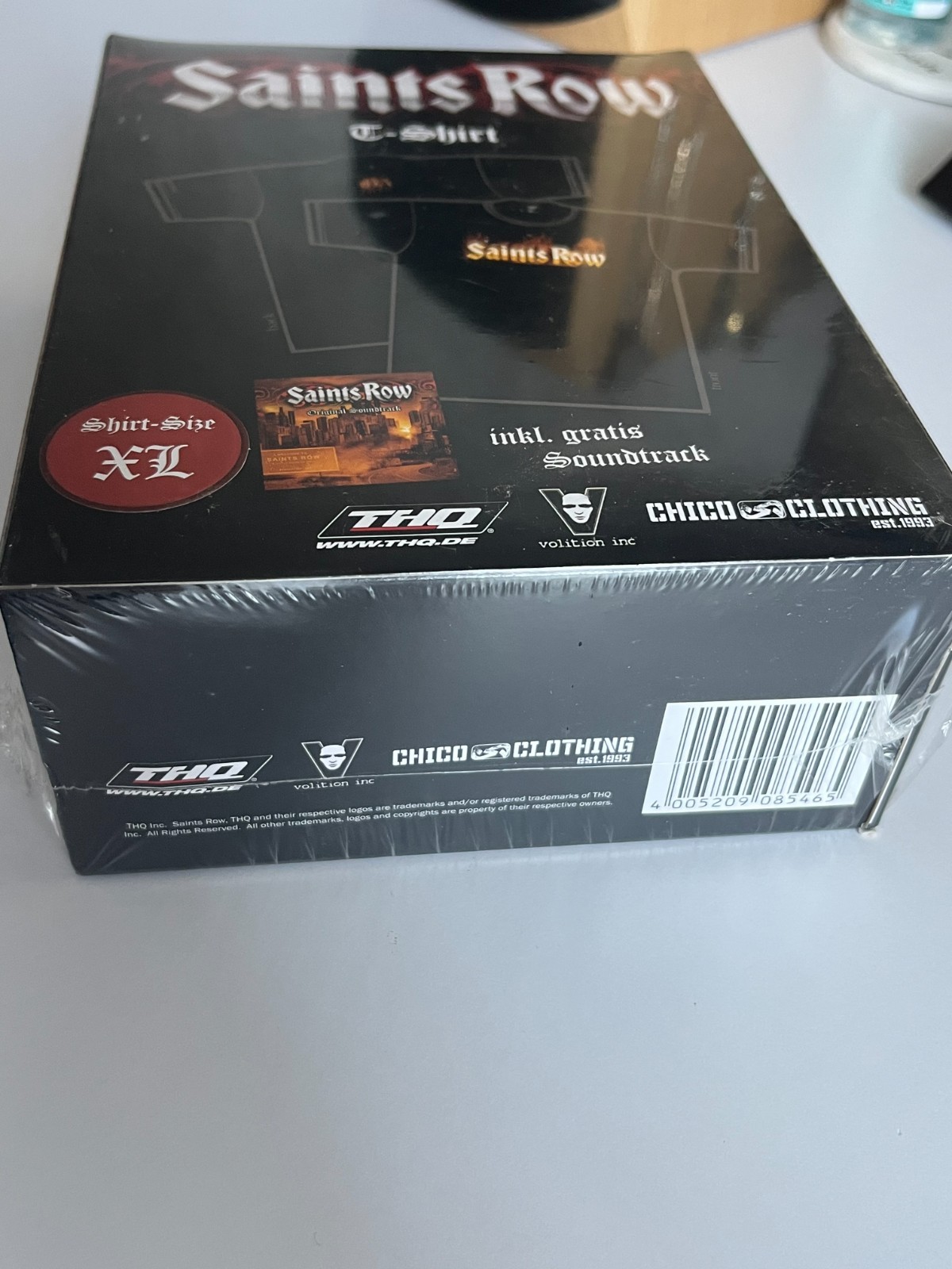 SEALED Saints Row 1 2006 Box Set Soundtrack And Shirt XL Germany Exclusive RARE