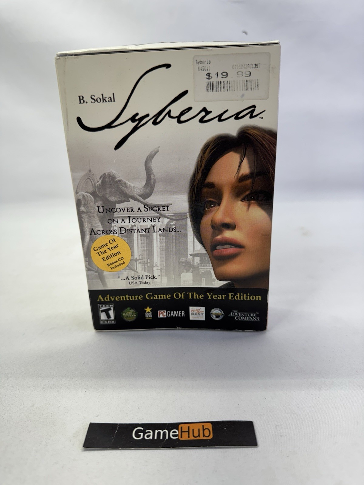 B. Sokal Syberia CD-ROM The Adventure Company Microids PC Game New Sealed