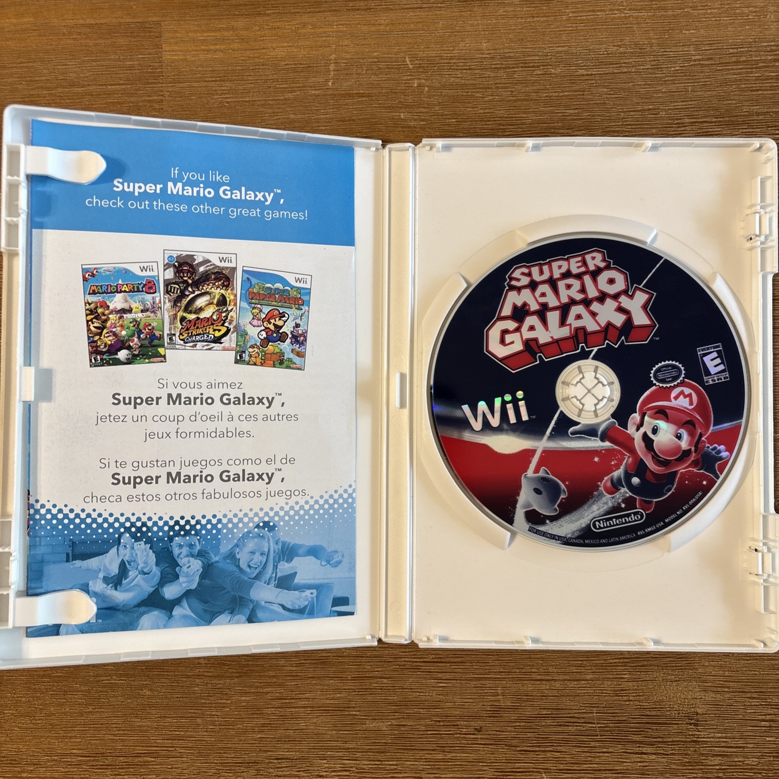 Super Mario Galaxy (Nintendo Wii, 2007) Tested & Working