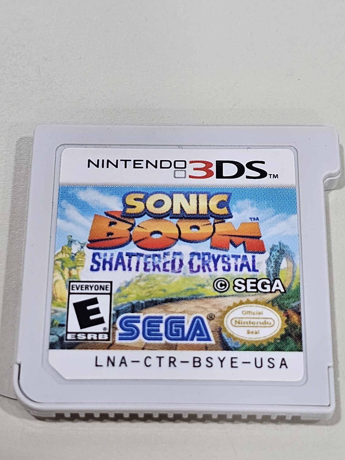 Sonic Boom: Shattered Crystal (Nintendo 3DS, 2014) Game Cartridge Only Tested