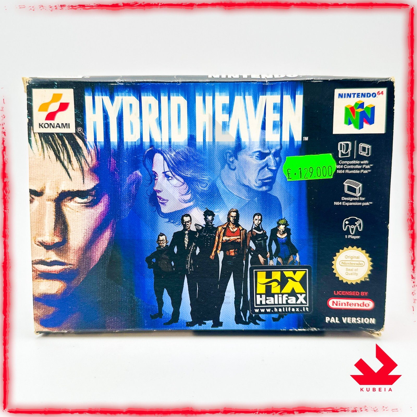 HYBRID HEAVEN – PAL BOXED ORIGINAL ENG EUR NINTENDO 64 N64 GIFT IDEA KONAMI