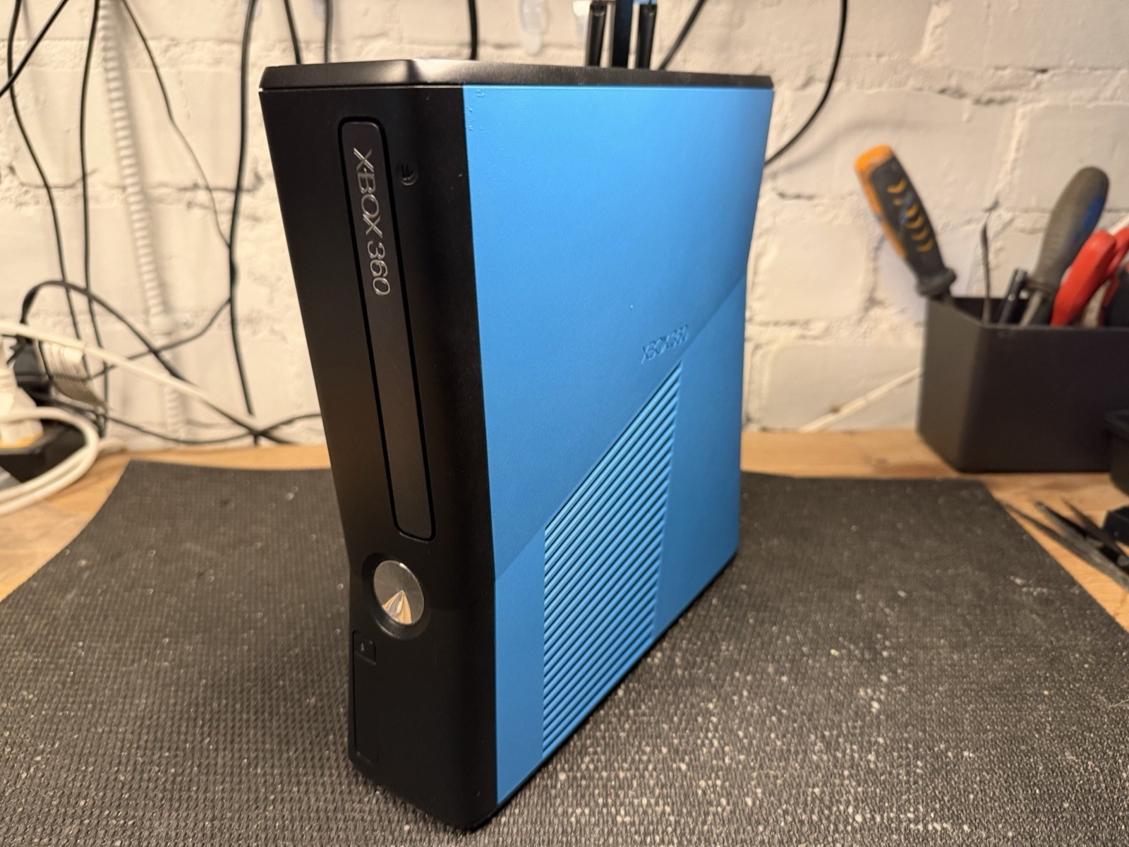 Custom Xbox 360 Slim + Power Supply – Fully Tested w/ Warranty