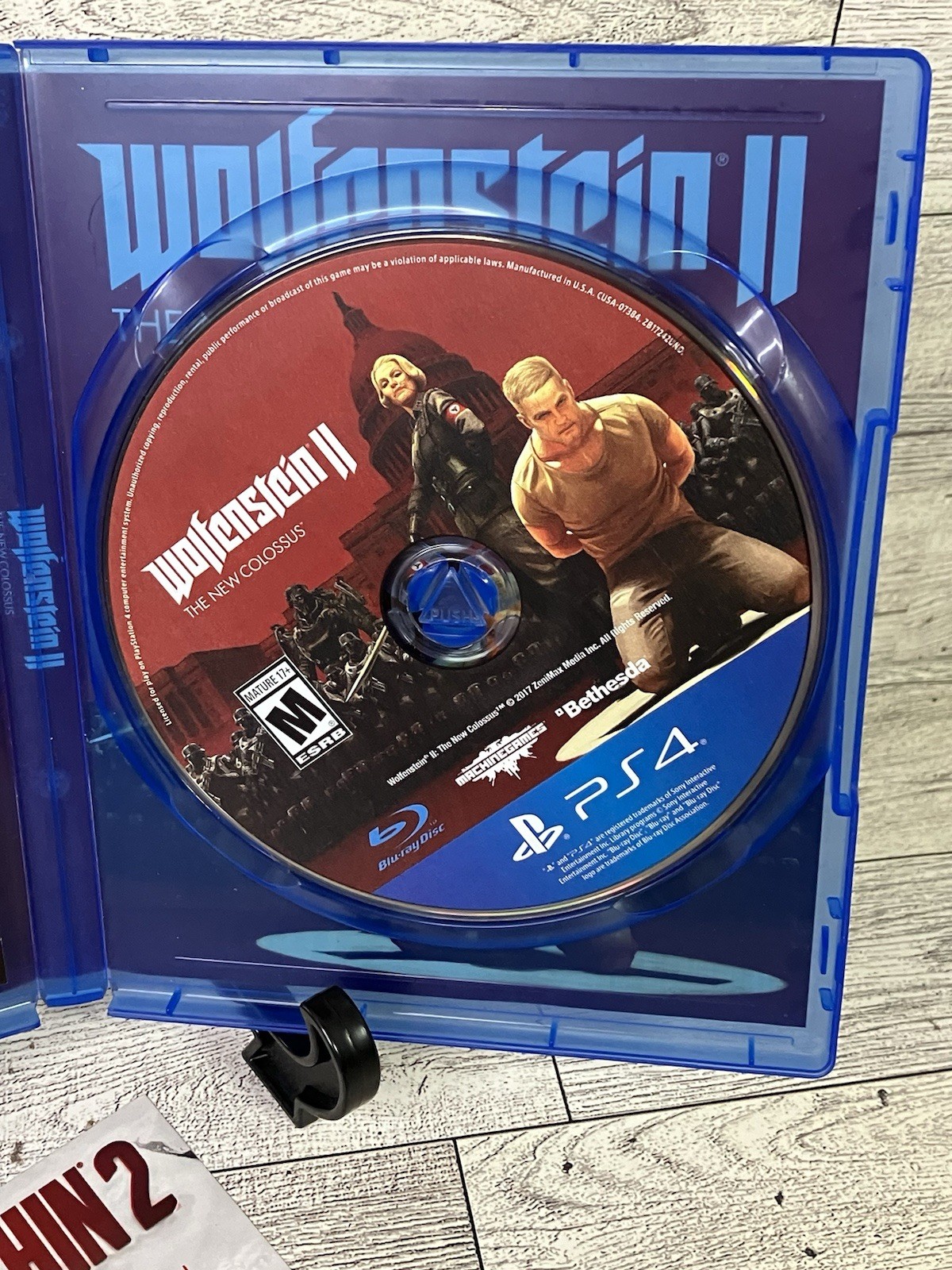 Wolfenstein II: The New Colossus PS4 (PlayStation 4) CIB Complete – Horror -MINT
