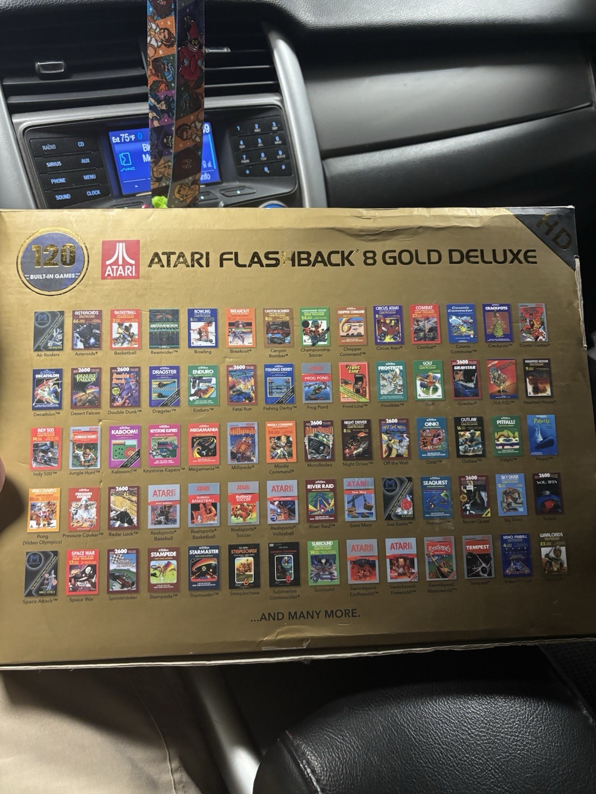 Atari Flashback 8 Gold Deluxe Home Console HDMI 720p HD 120 Built-In Games