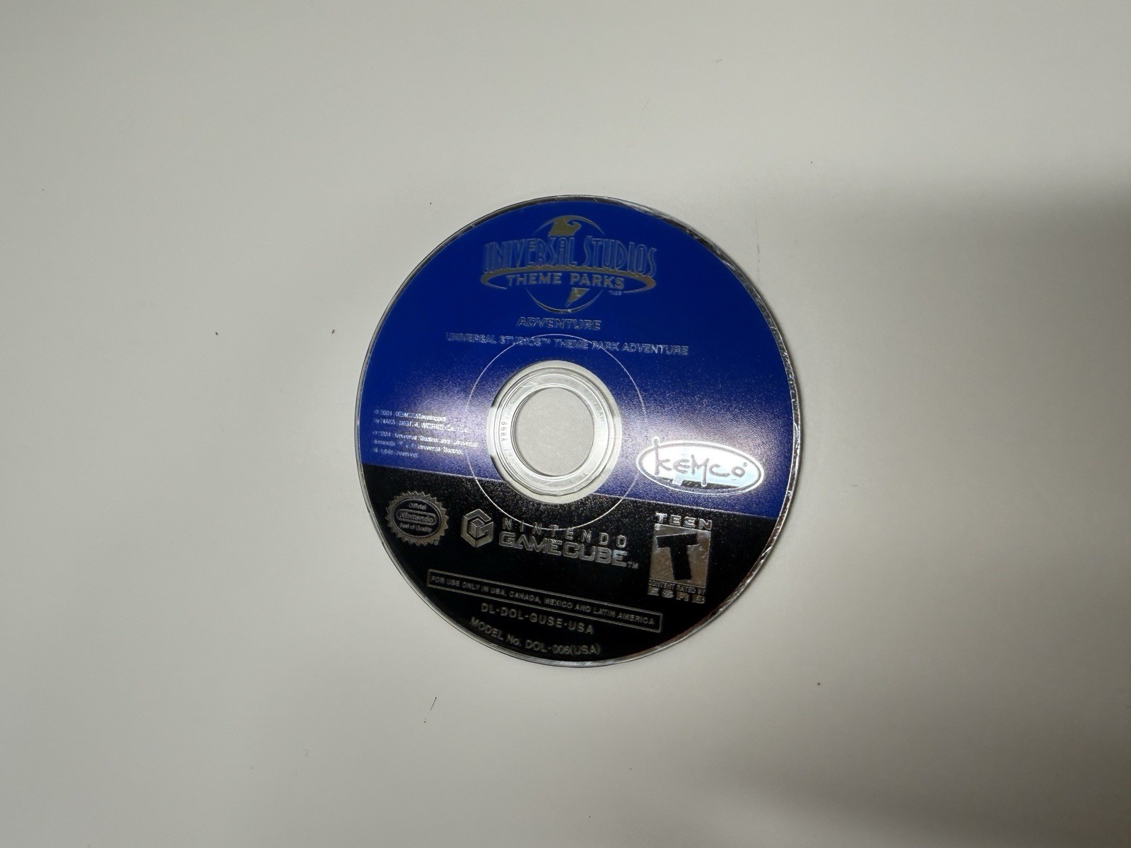 Universal Studios: Theme Park Adventure (Nintendo GameCube, 2001) Tested Clean
