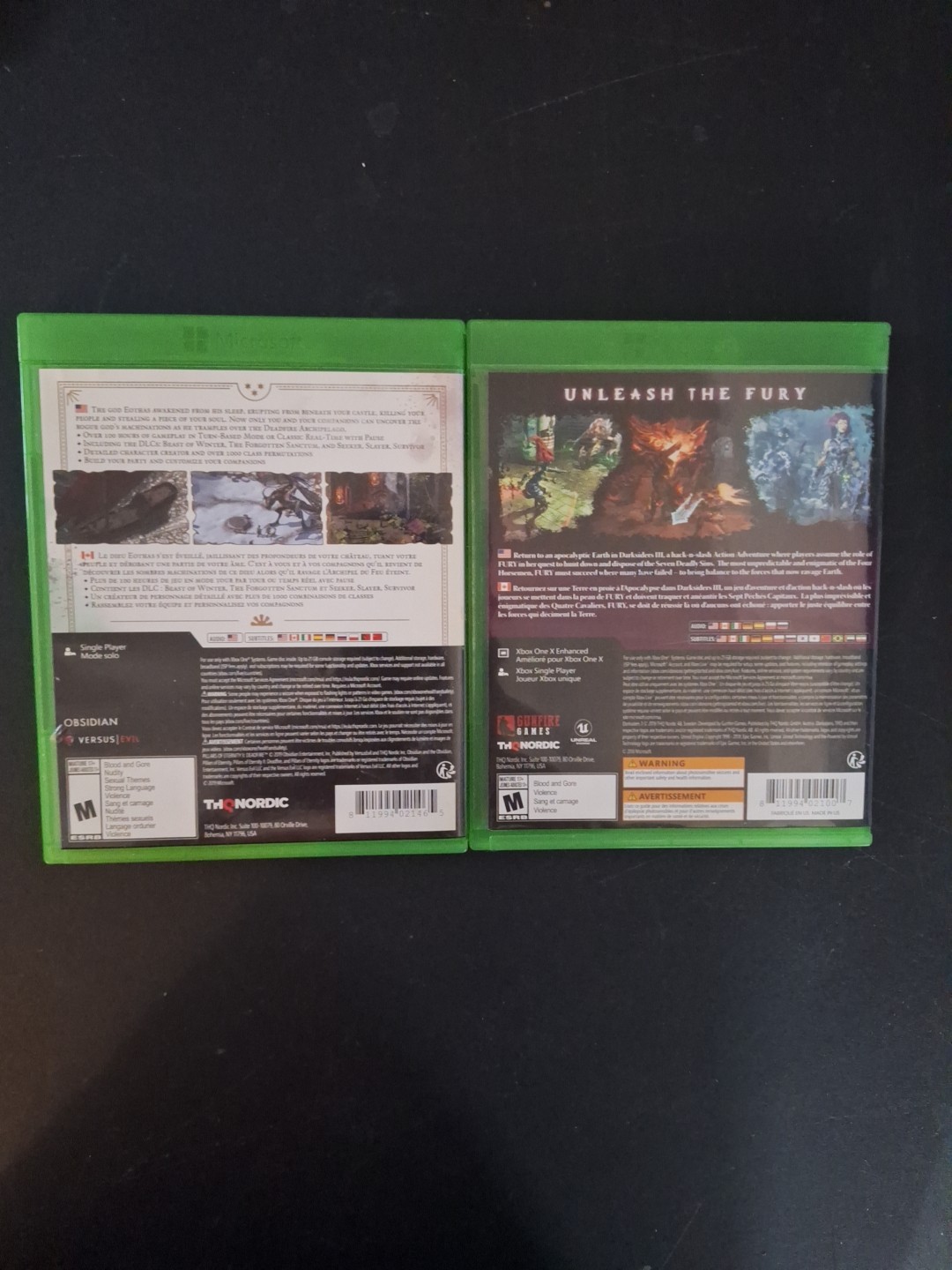Pillars of Eternity II Deadfire Ultimate Edition & Darksiders III (Xbox One)